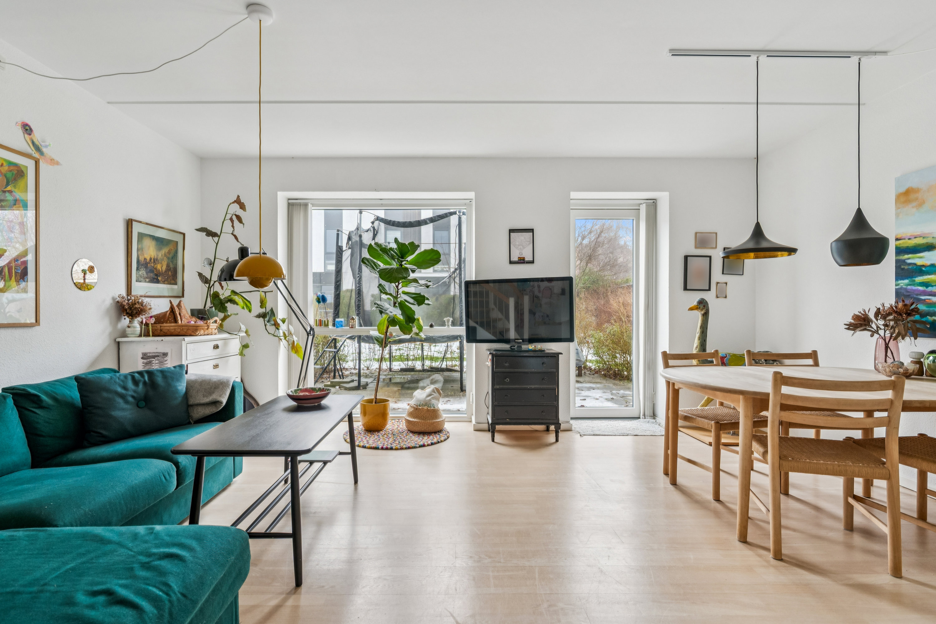 Fremhævet stue billede i fuldskærmstilstand. Billede af Egå Engvej 57, 8250 Egå