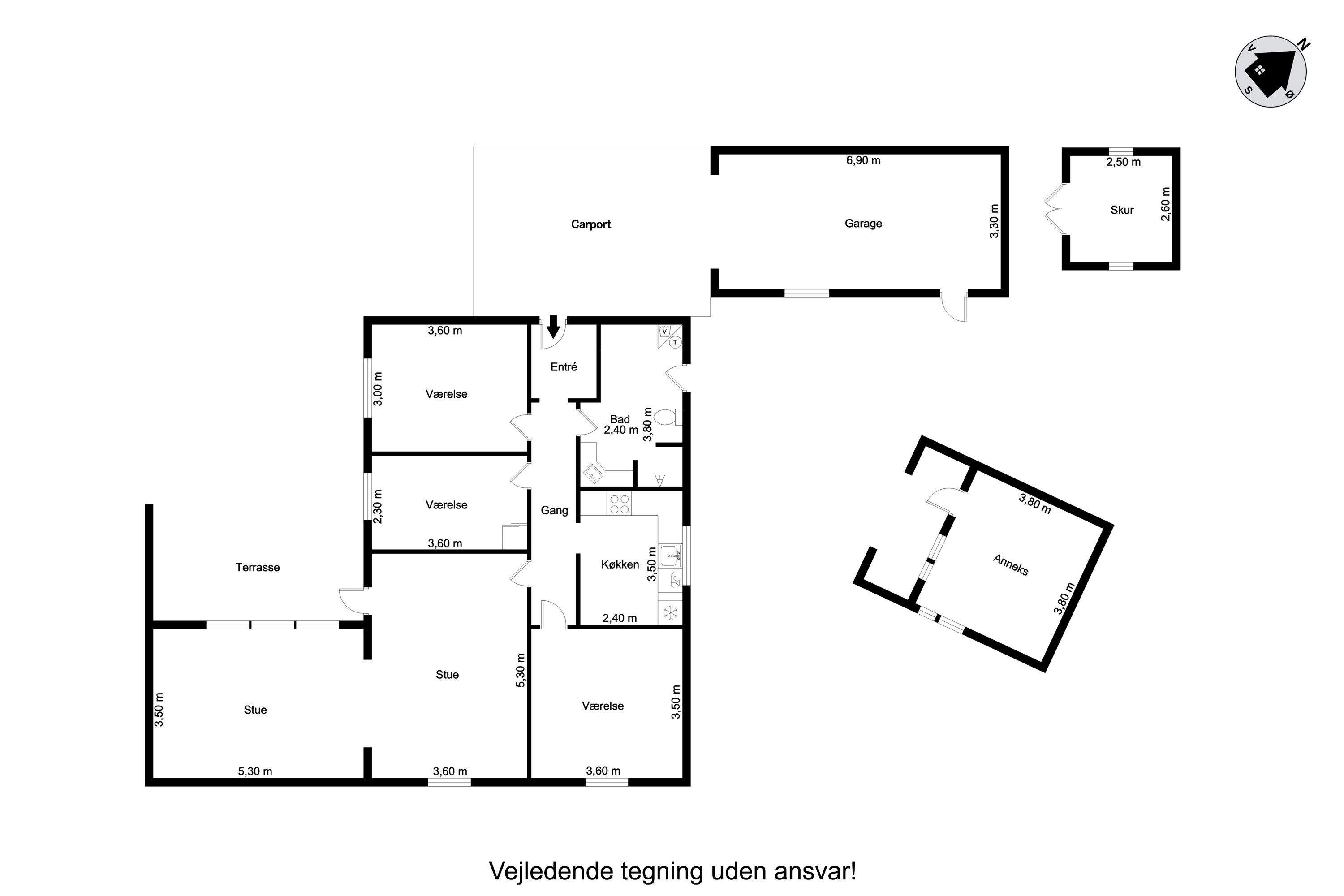 Plantegninger billede af Anemonevej 12, 6950 Ringkøbing