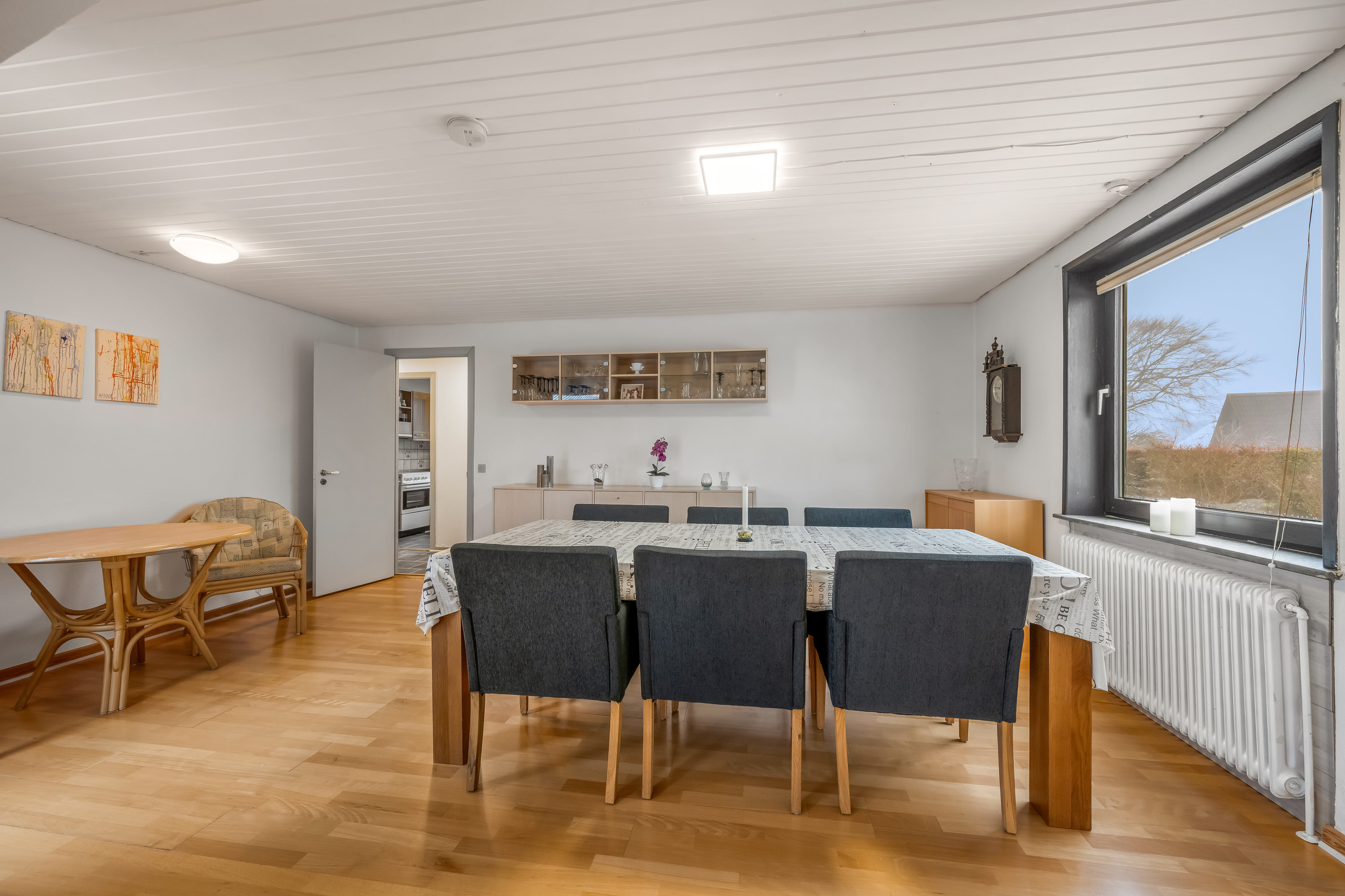 Fremhævet stue billede i fuldskærmstilstand. Billede af Anemonevej 12, 6950 Ringkøbing