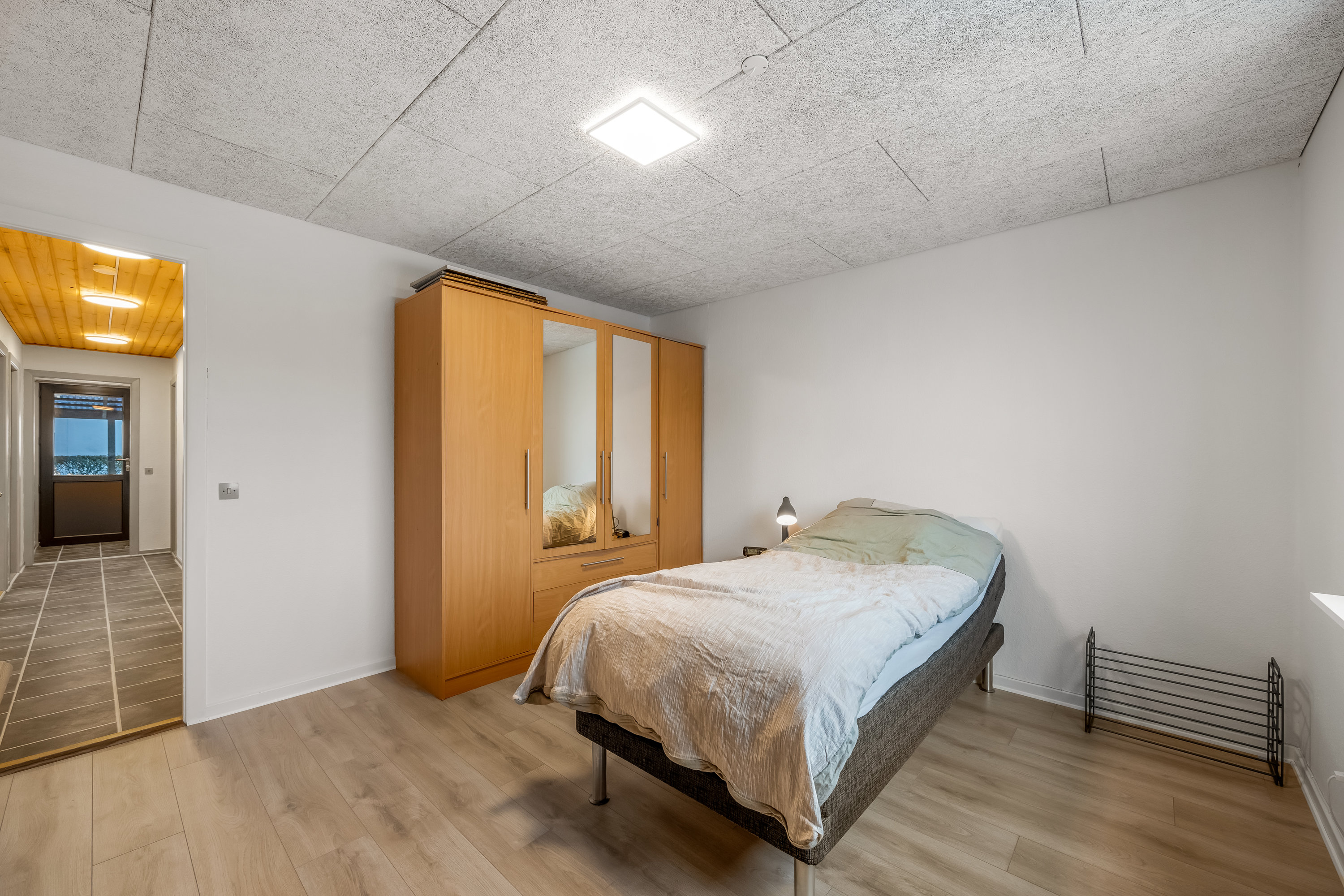 Fremhævet soveværelse billede i fuldskærmstilstand. Billede af Anemonevej 12, 6950 Ringkøbing