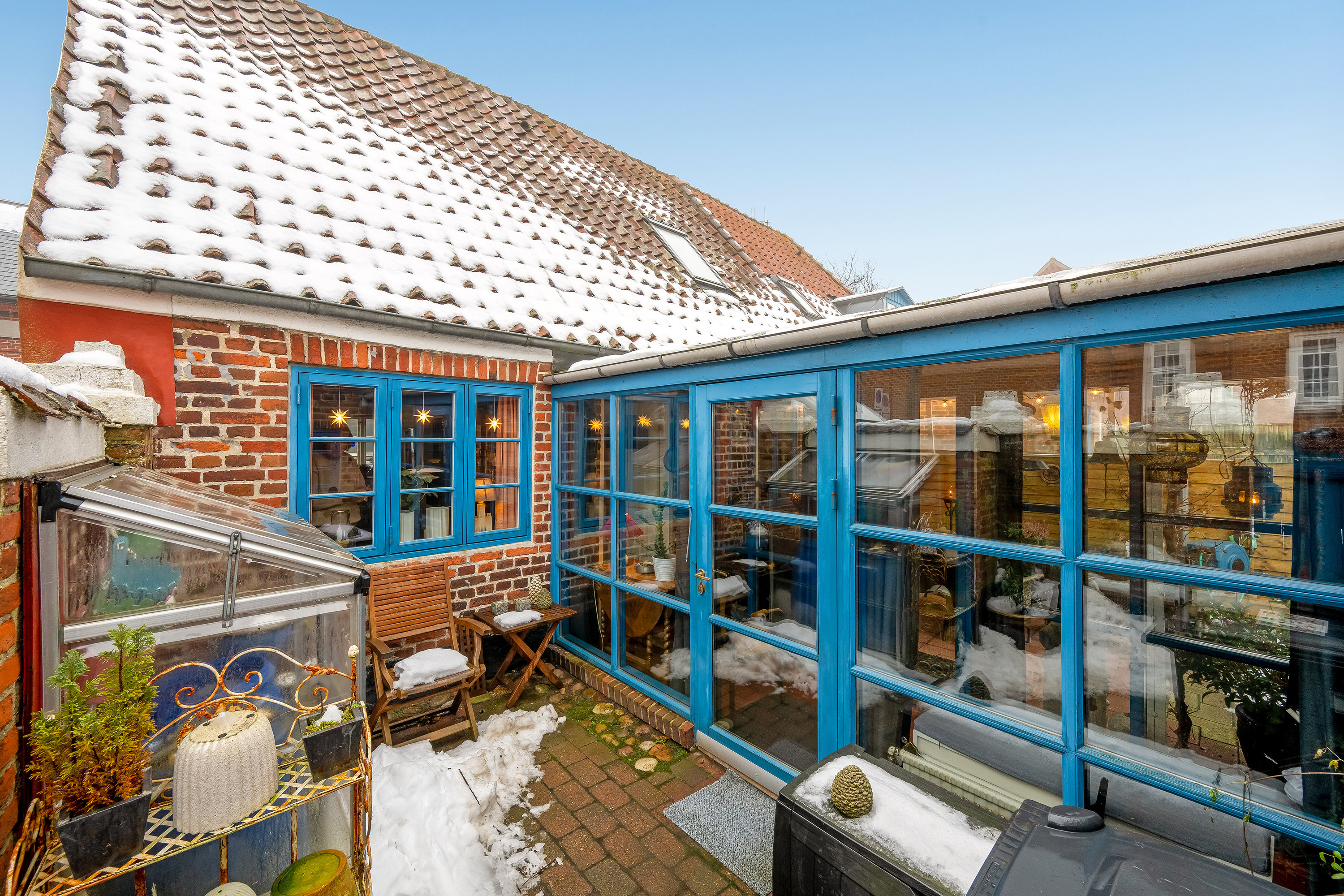 Fremhævet facade billede i fuldskærmstilstand. Billede af Østergade 5, 6950 Ringkøbing