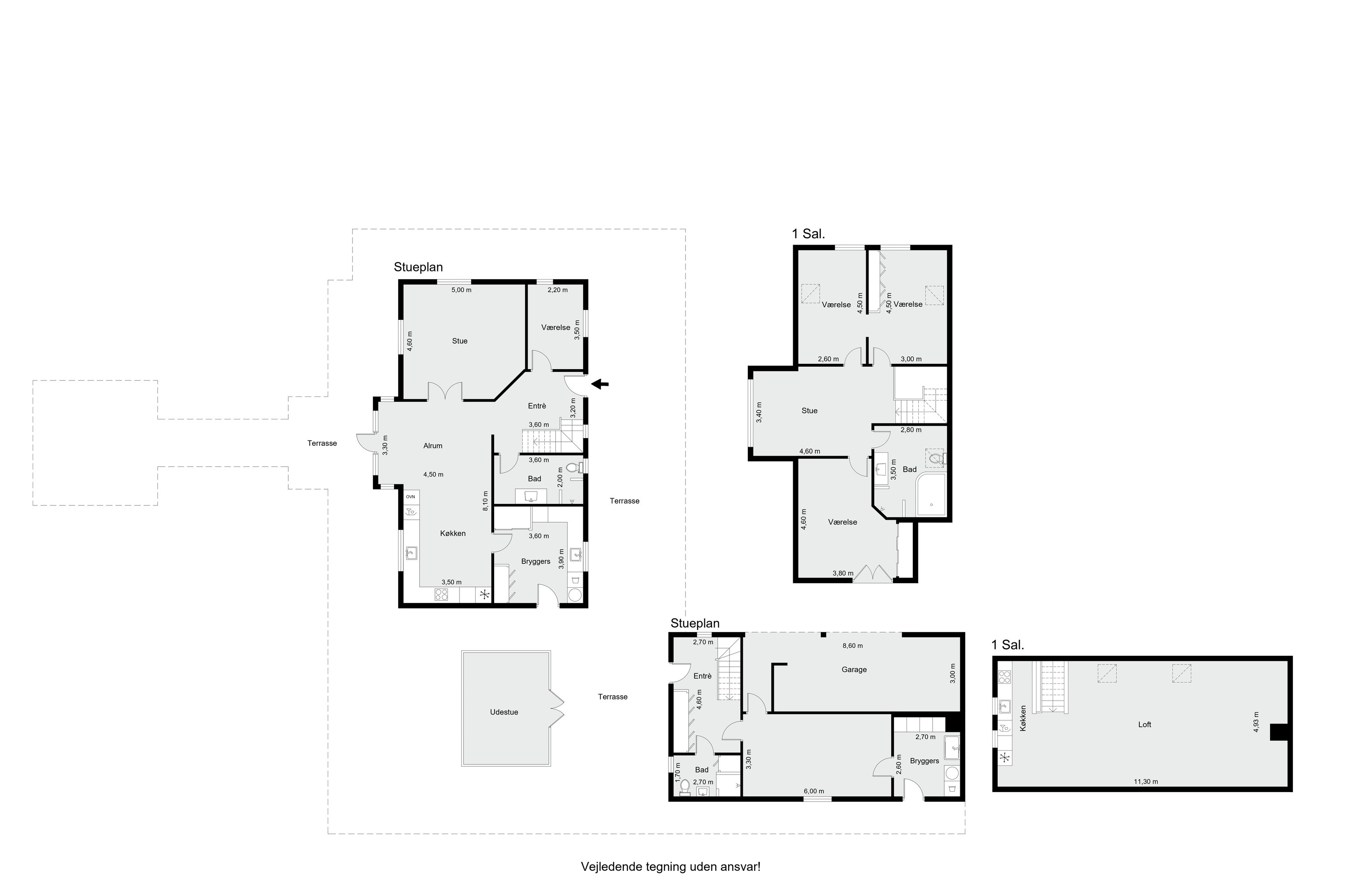 Plantegninger billede af Fuglsangvej 3, Vinding, 8654 Bryrup