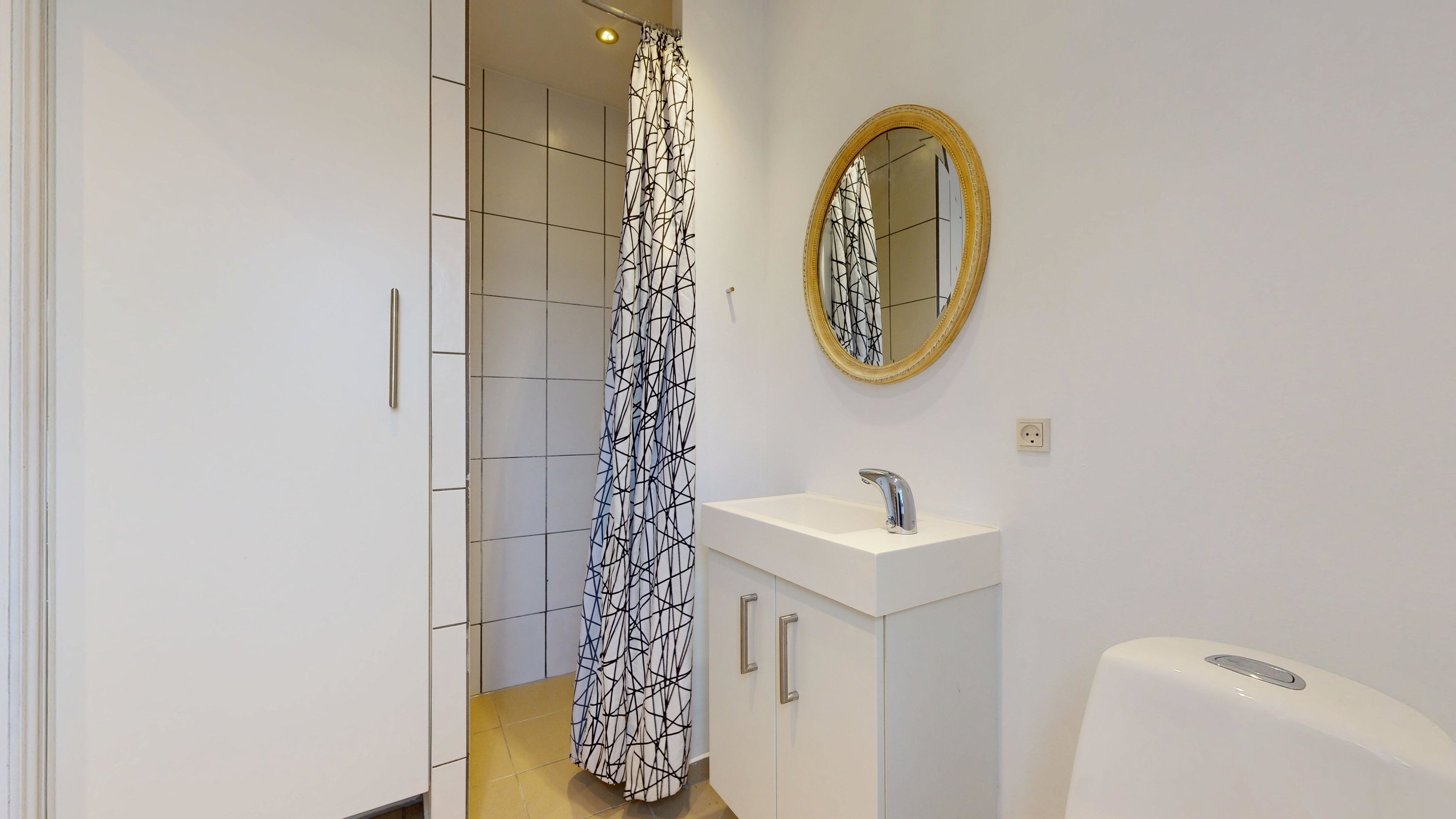 Fremhævet badeværelse billede i fuldskærmstilstand. Billede af Fuglsangvej 3, Vinding, 8654 Bryrup