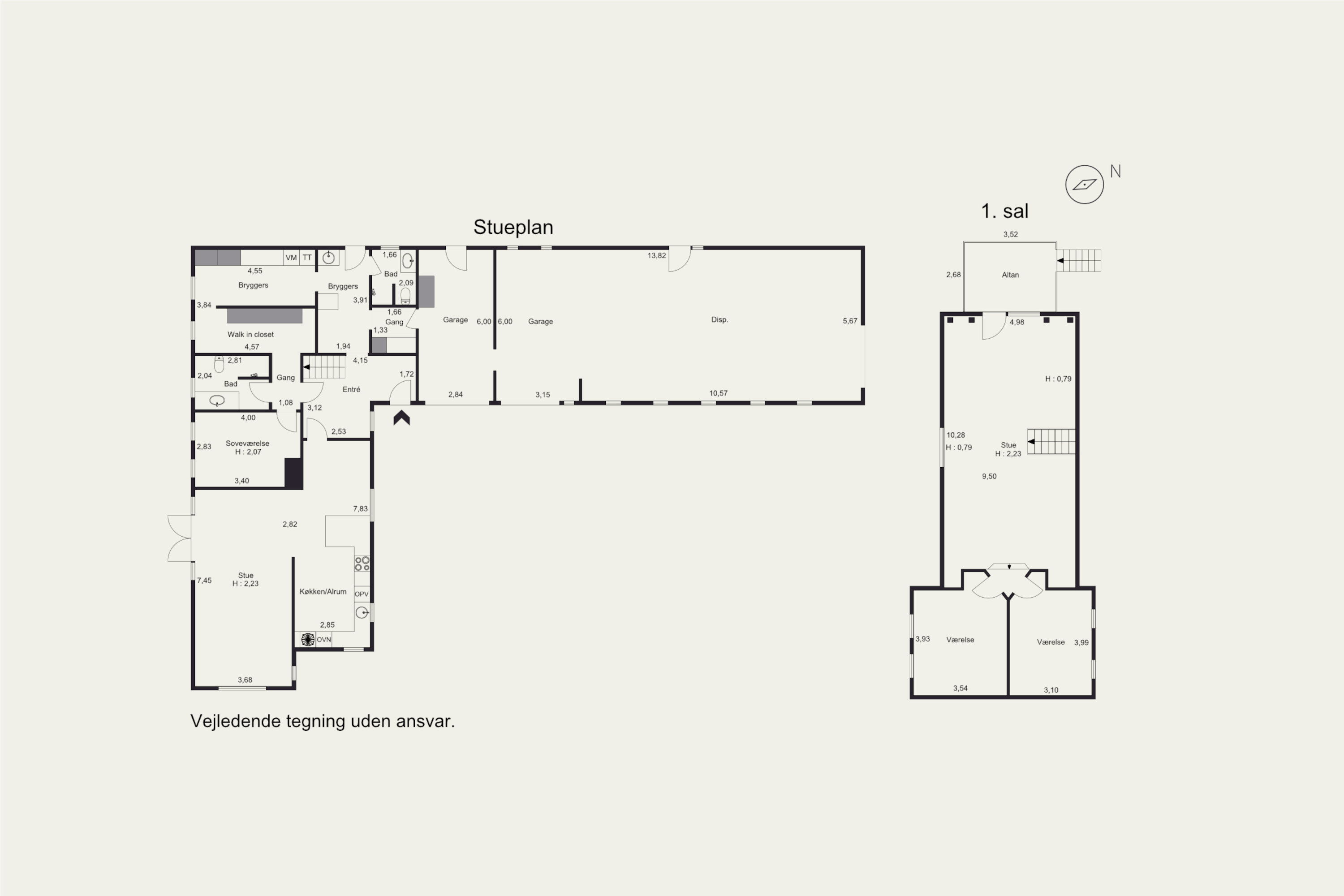 Plantegninger billede af Hærvejen 90, 6230 Rødekro