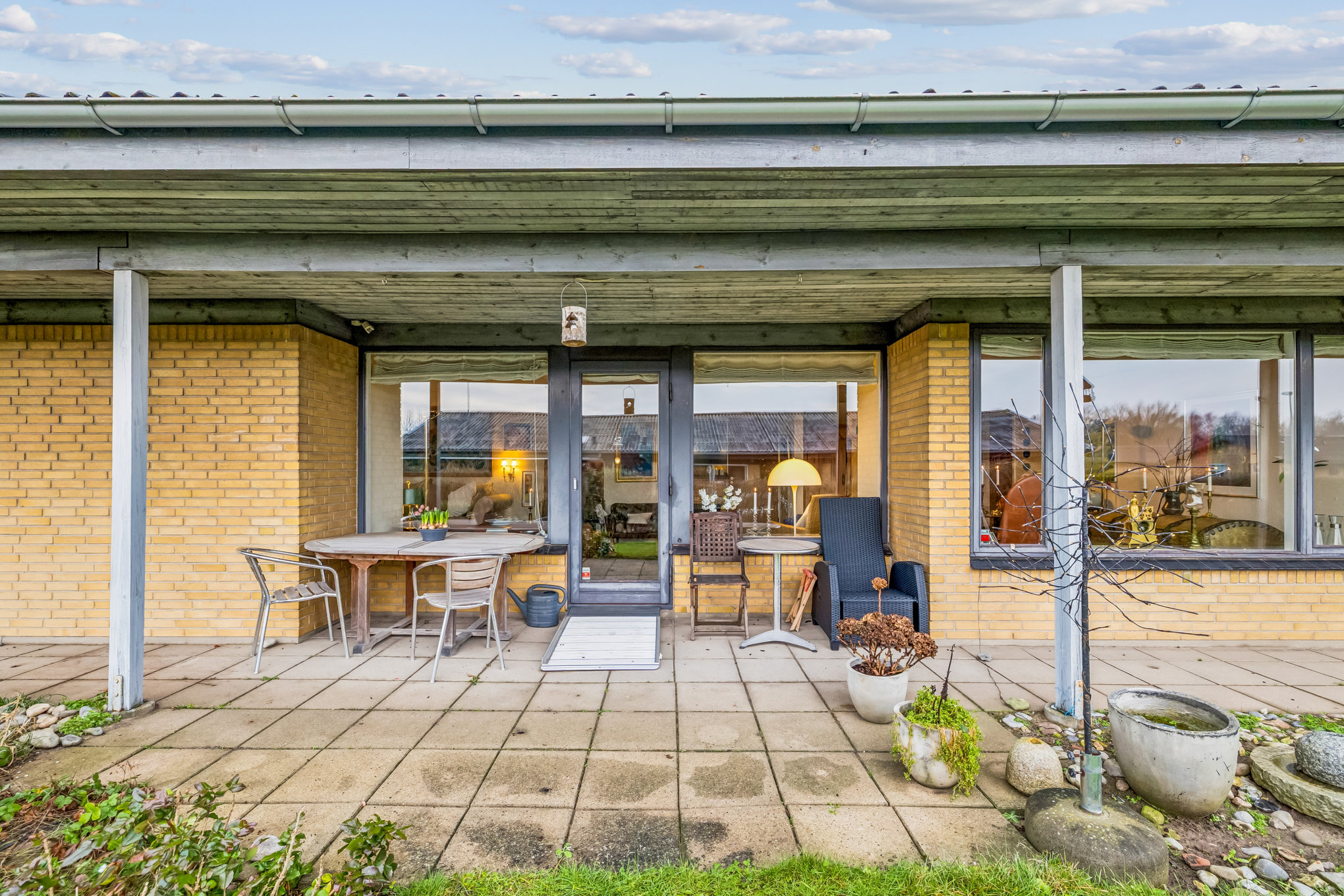 Fremhævet terrasse billede i fuldskærmstilstand. Billede af Gazellevej 7, 8960 Randers SØ