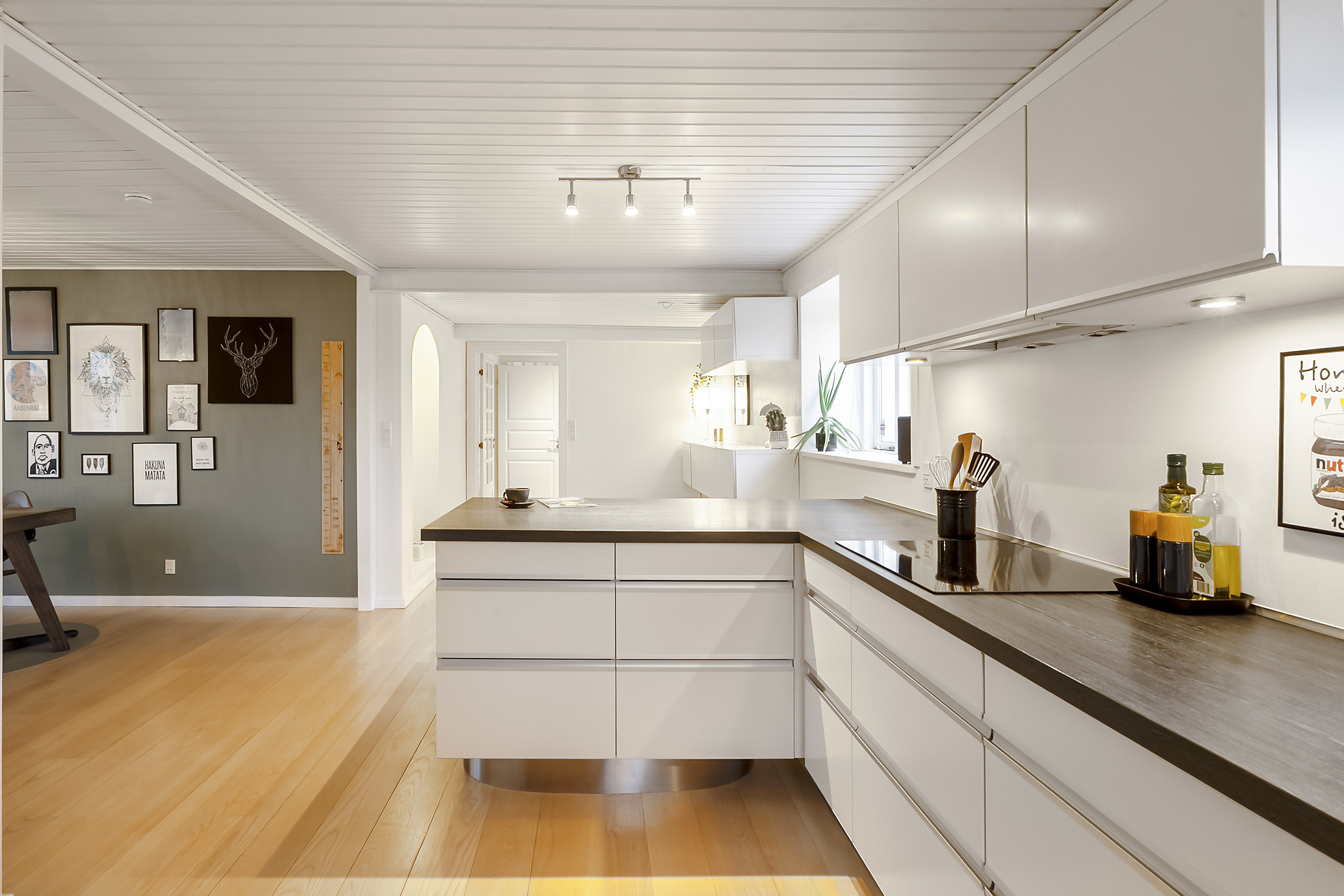 Fremhævet køkken billede i fuldskærmstilstand. Billede af Hærvejen 90, 6230 Rødekro