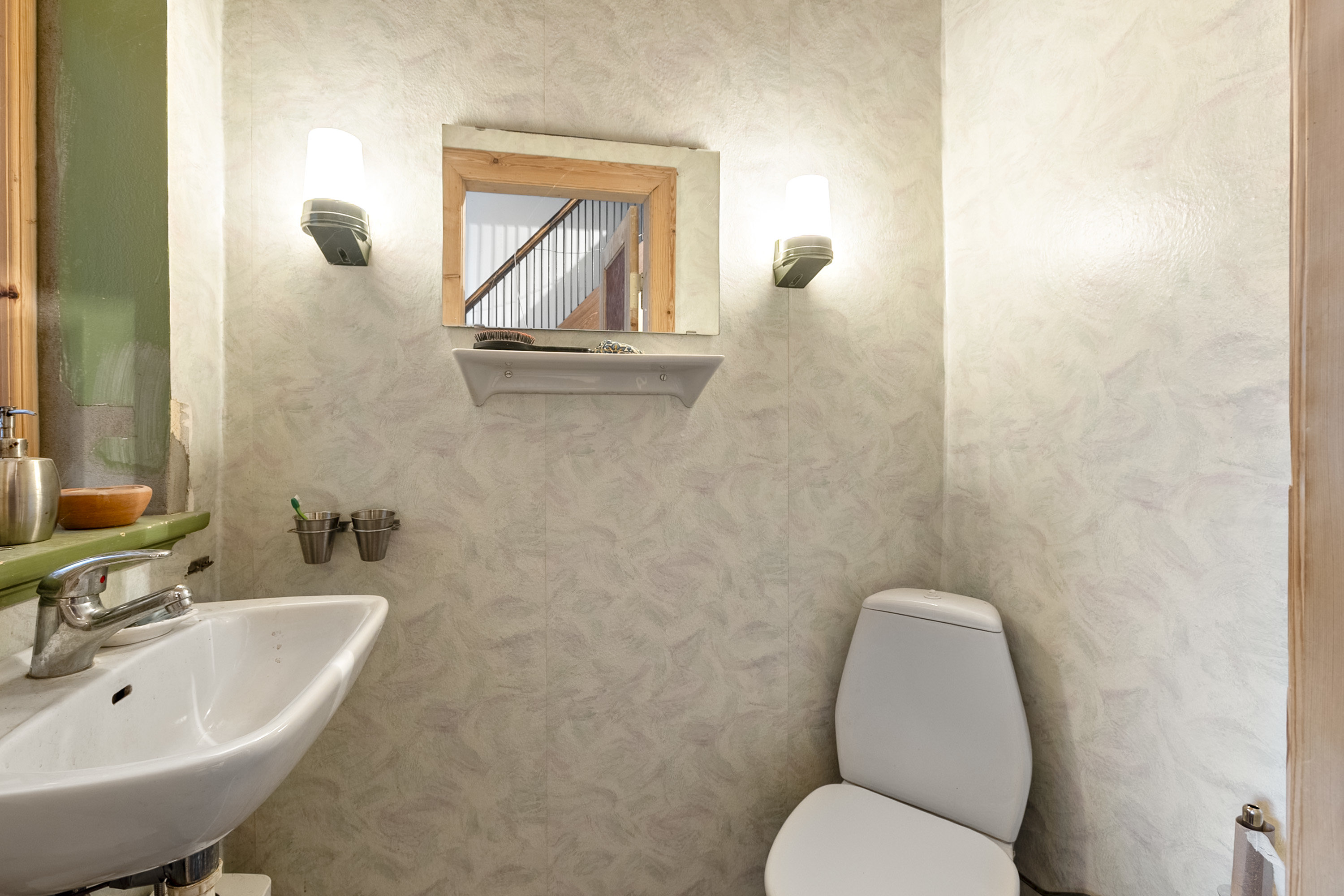 Fremhævet badeværelse billede i fuldskærmstilstand. Billede af Lundtoftvej 12, Kliplev, 6200 Aabenraa