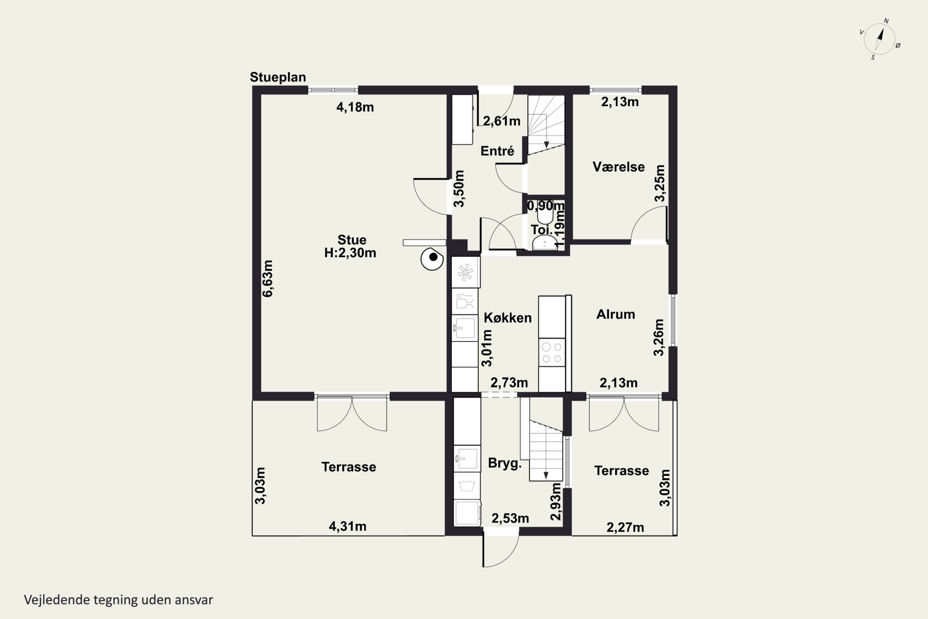 Plantegninger billede af Ceylonvej 32, 2300 København S