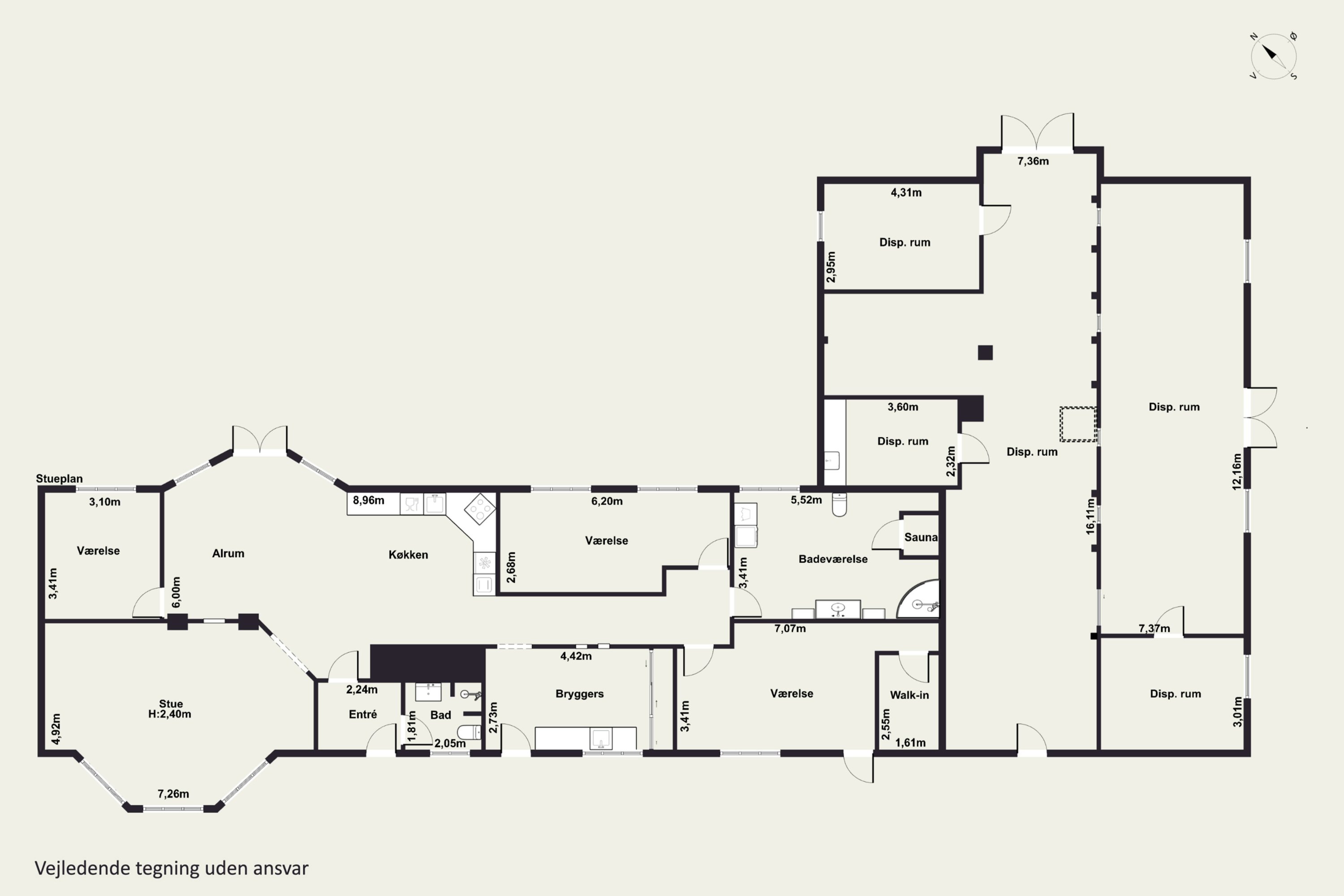 Plantegninger billede af Rønnovsholmvej 110, 9800 Hjørring