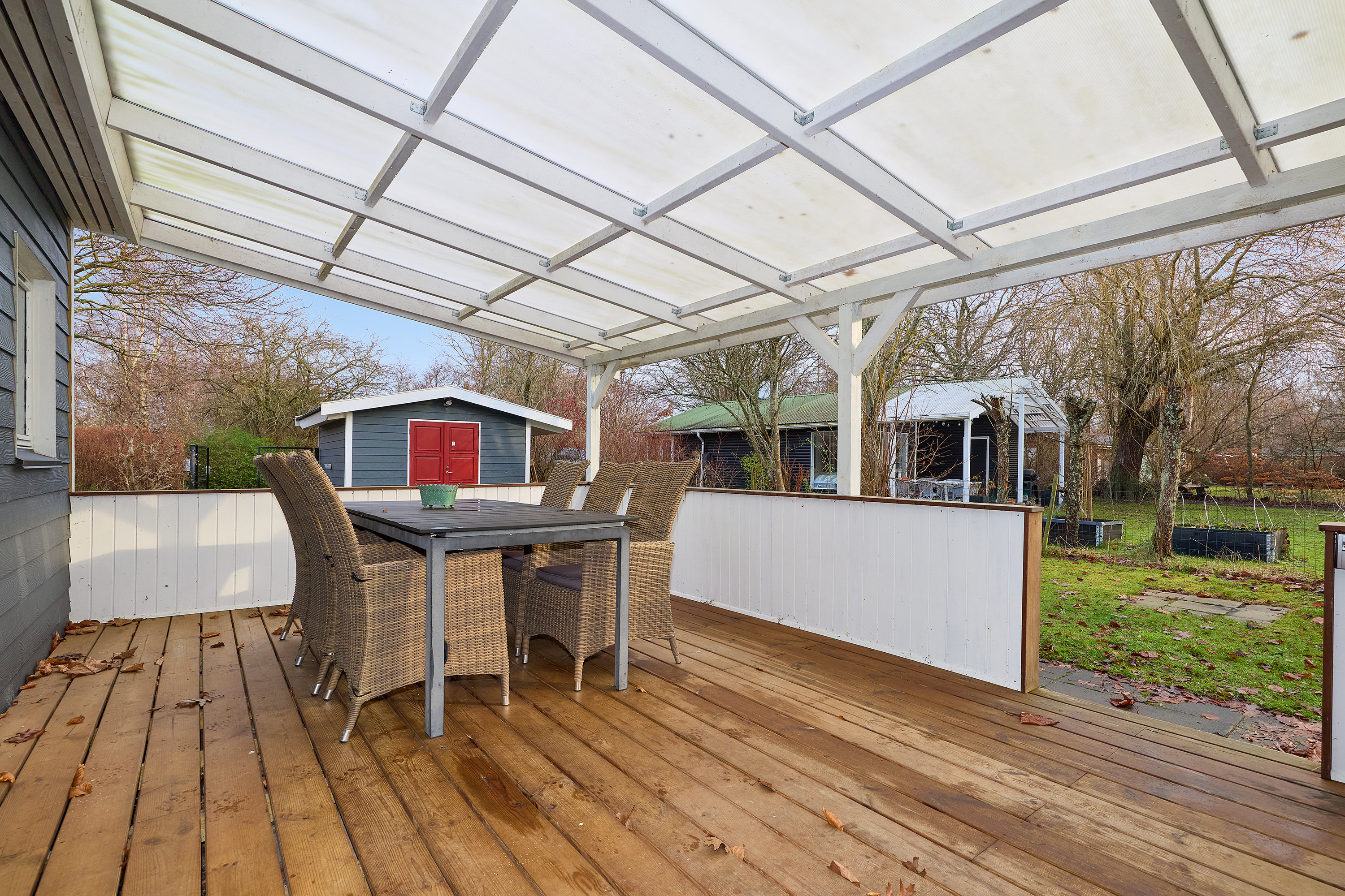 Fremhævet terrasse billede i fuldskærmstilstand. Billede af Mæremosevej 6, Kulhuse, 3630 Jægerspris