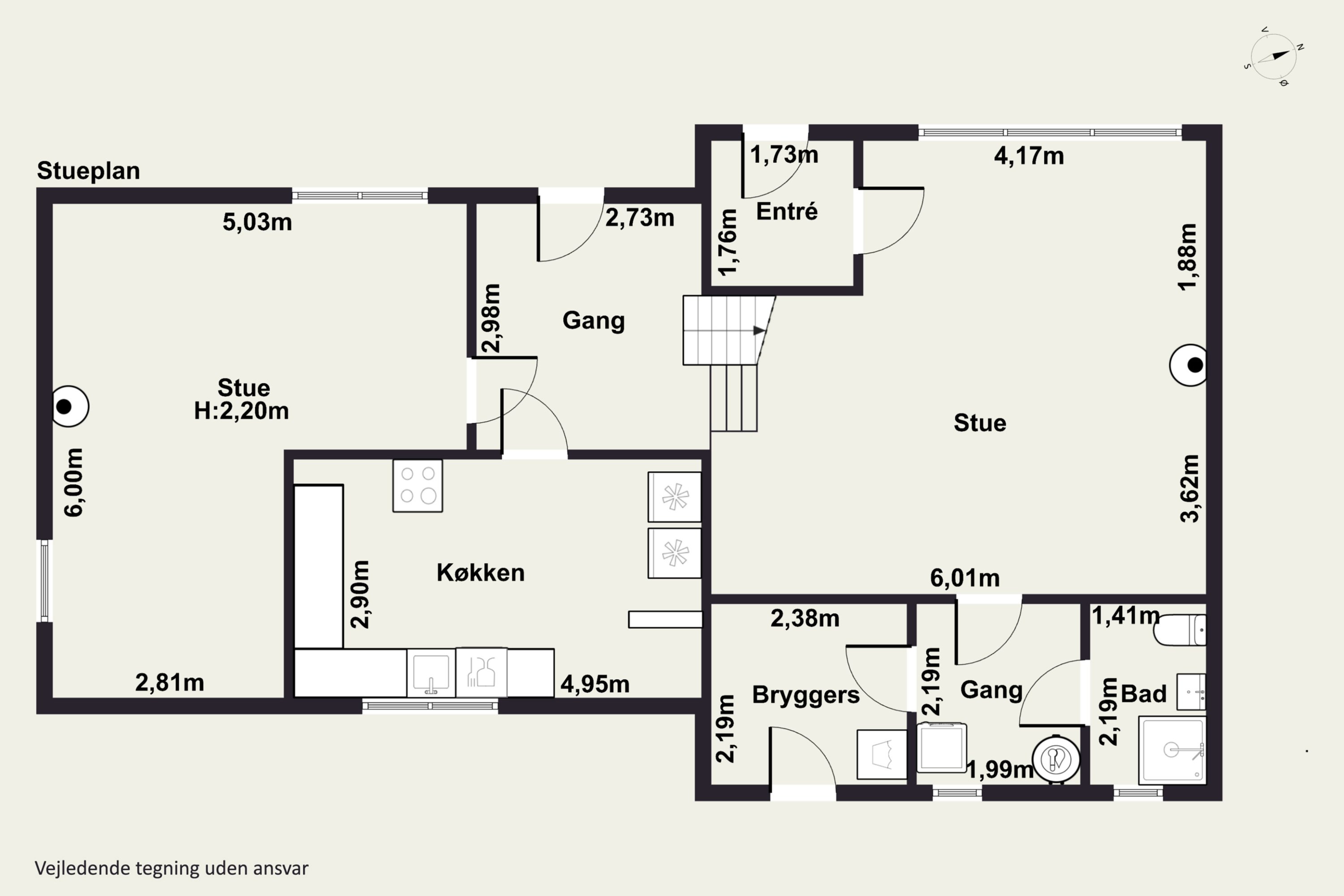 Plantegninger billede af Skolevænget 42, 4470 Svebølle