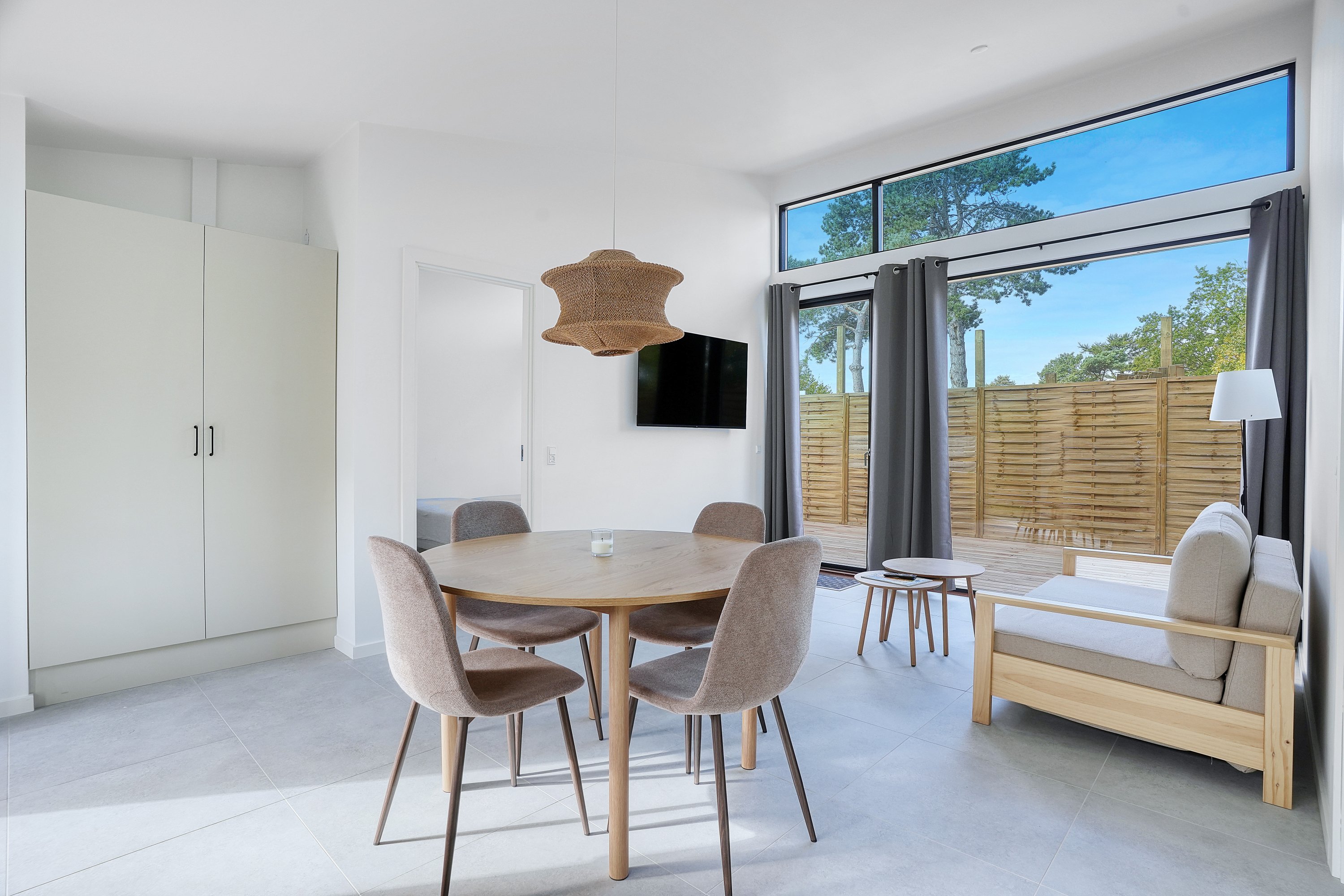 Fremhævet stue billede i fuldskærmstilstand. Billede af Feriebyen 20, 3250 Gilleleje