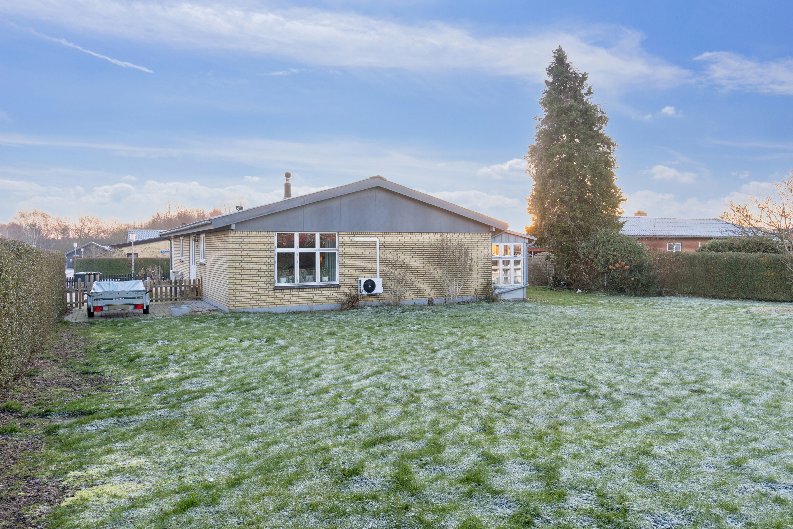 Fremhævet set fra haven billede i fuldskærmstilstand. Billede af Flakkebjerg Birkevej 17, Flakkebjerg, 4200 Slagelse