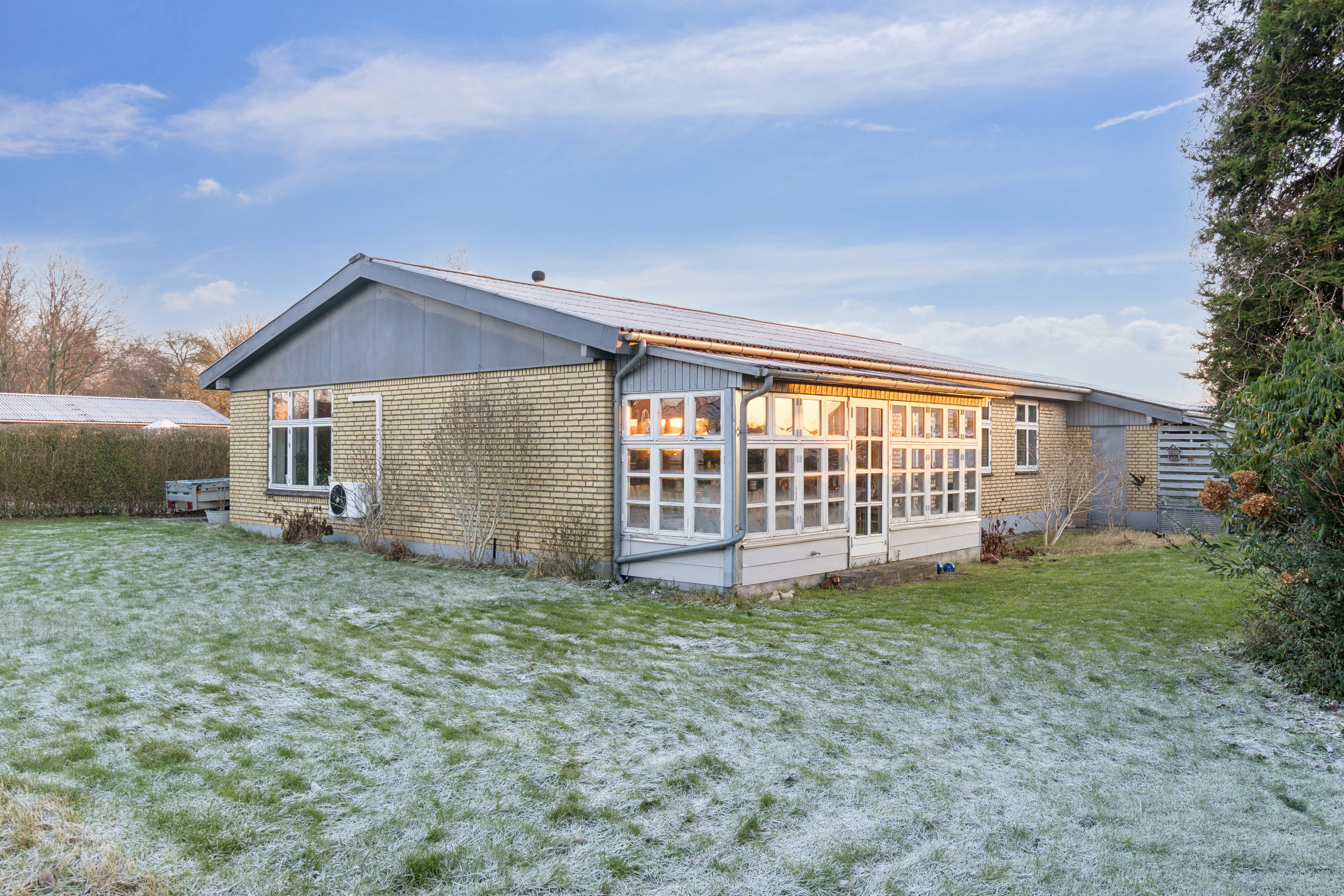 Fremhævet set fra haven billede i fuldskærmstilstand. Billede af Flakkebjerg Birkevej 17, Flakkebjerg, 4200 Slagelse