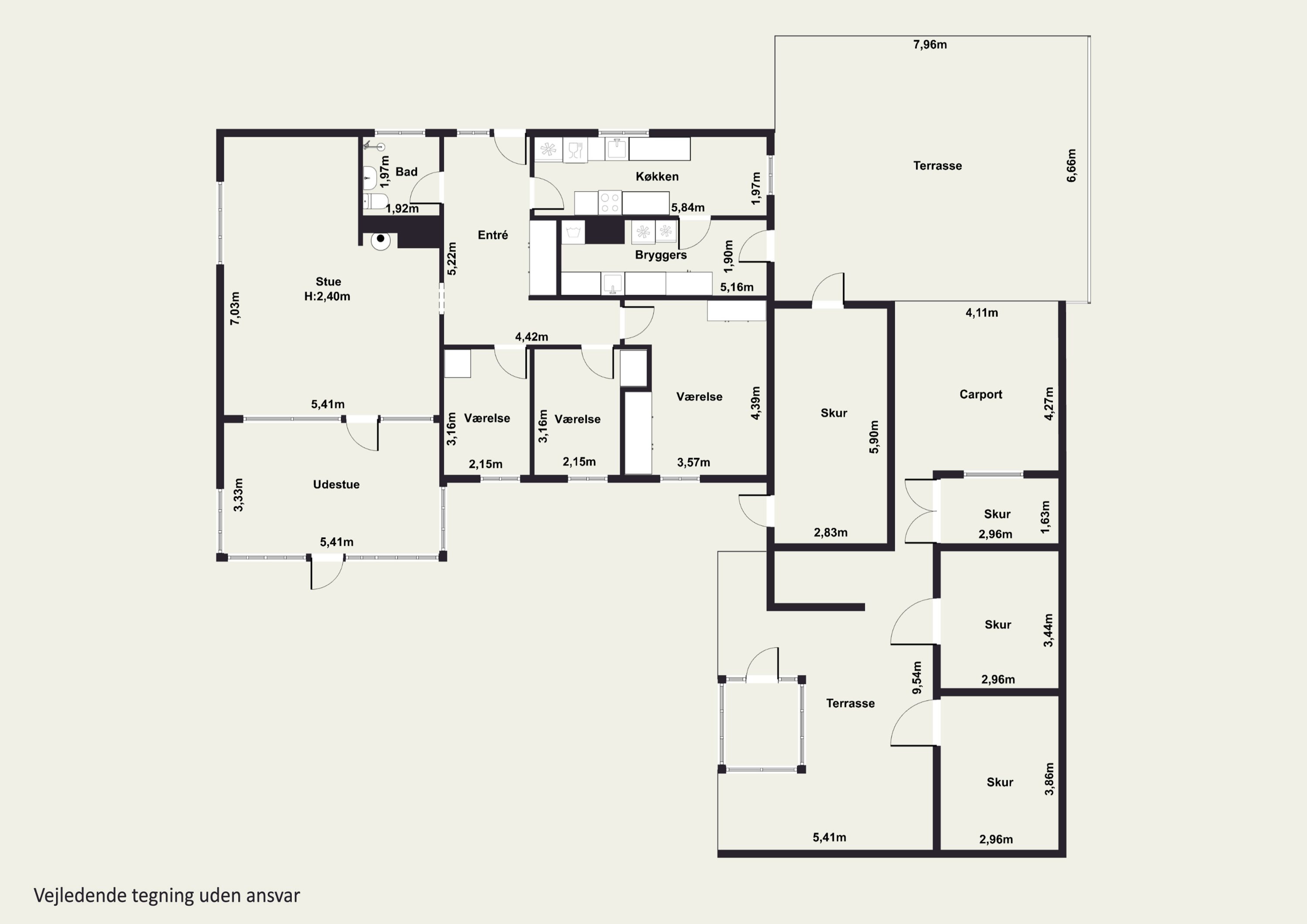 Plantegninger billede af Flakkebjerg Birkevej 17, Flakkebjerg, 4200 Slagelse