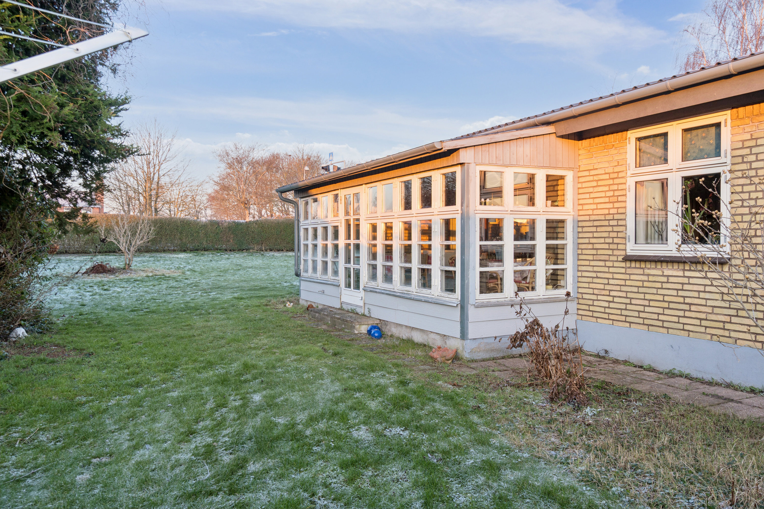 Fremhævet set fra haven billede i fuldskærmstilstand. Billede af Flakkebjerg Birkevej 17, Flakkebjerg, 4200 Slagelse