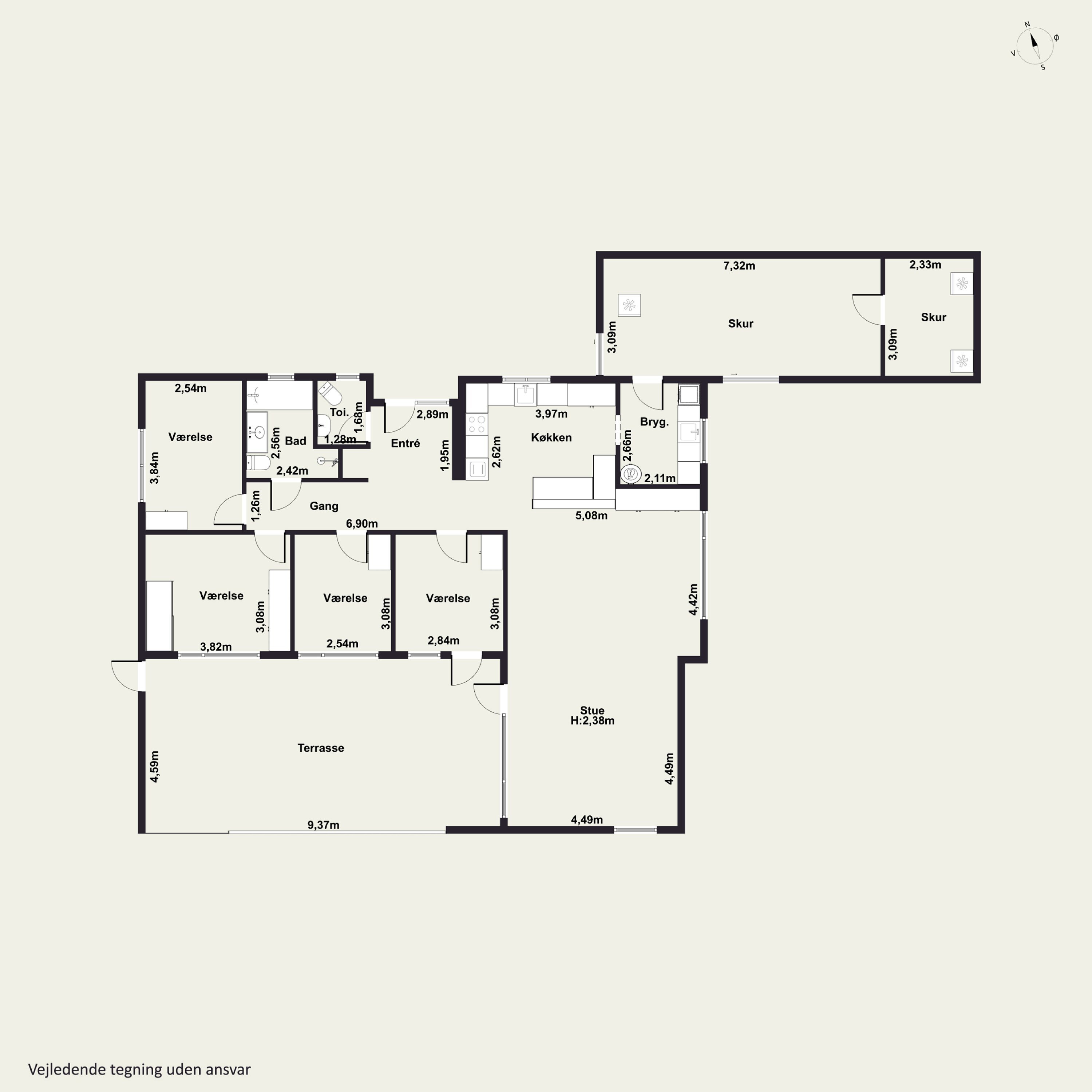 Plantegninger billede af Buen 10, Lobbæk, 3720 Aakirkeby