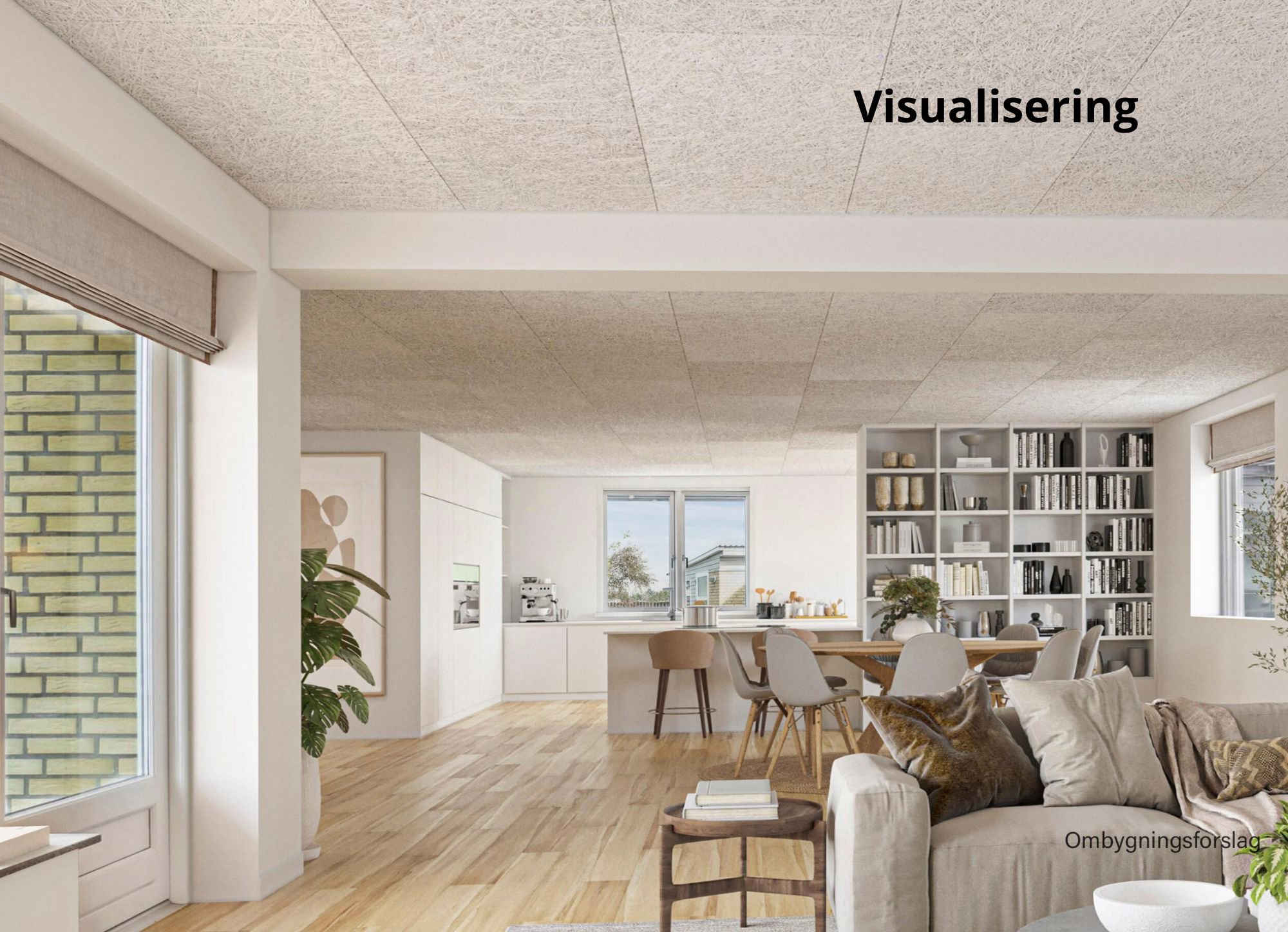 Fremhævet visualisering billede i fuldskærmstilstand. Billede af Kjærkbak 9, Klitmøller, 7700 Thisted