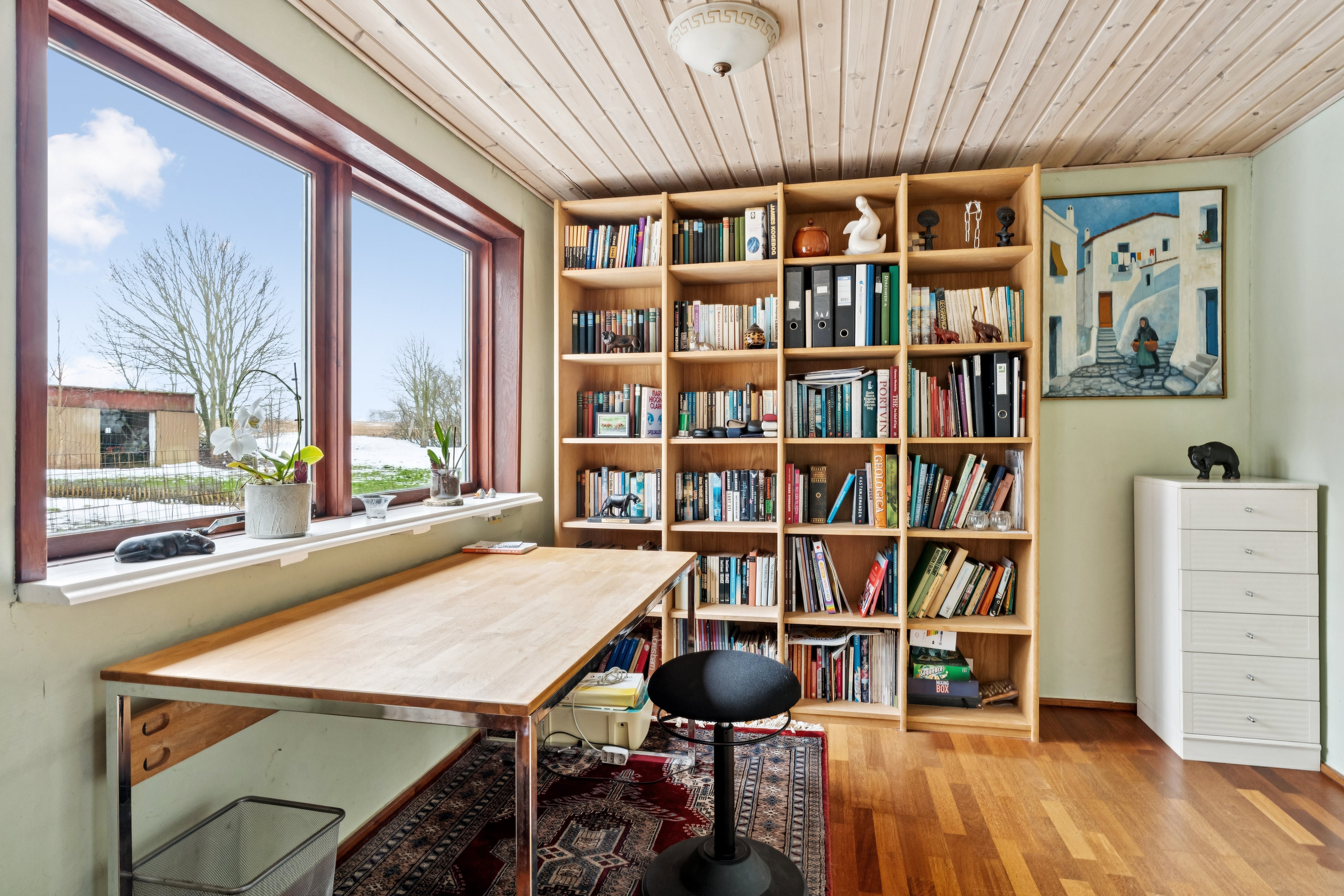 Fremhævet stue billede i fuldskærmstilstand. Billede af Nyrupvej 32, 9240 Nibe