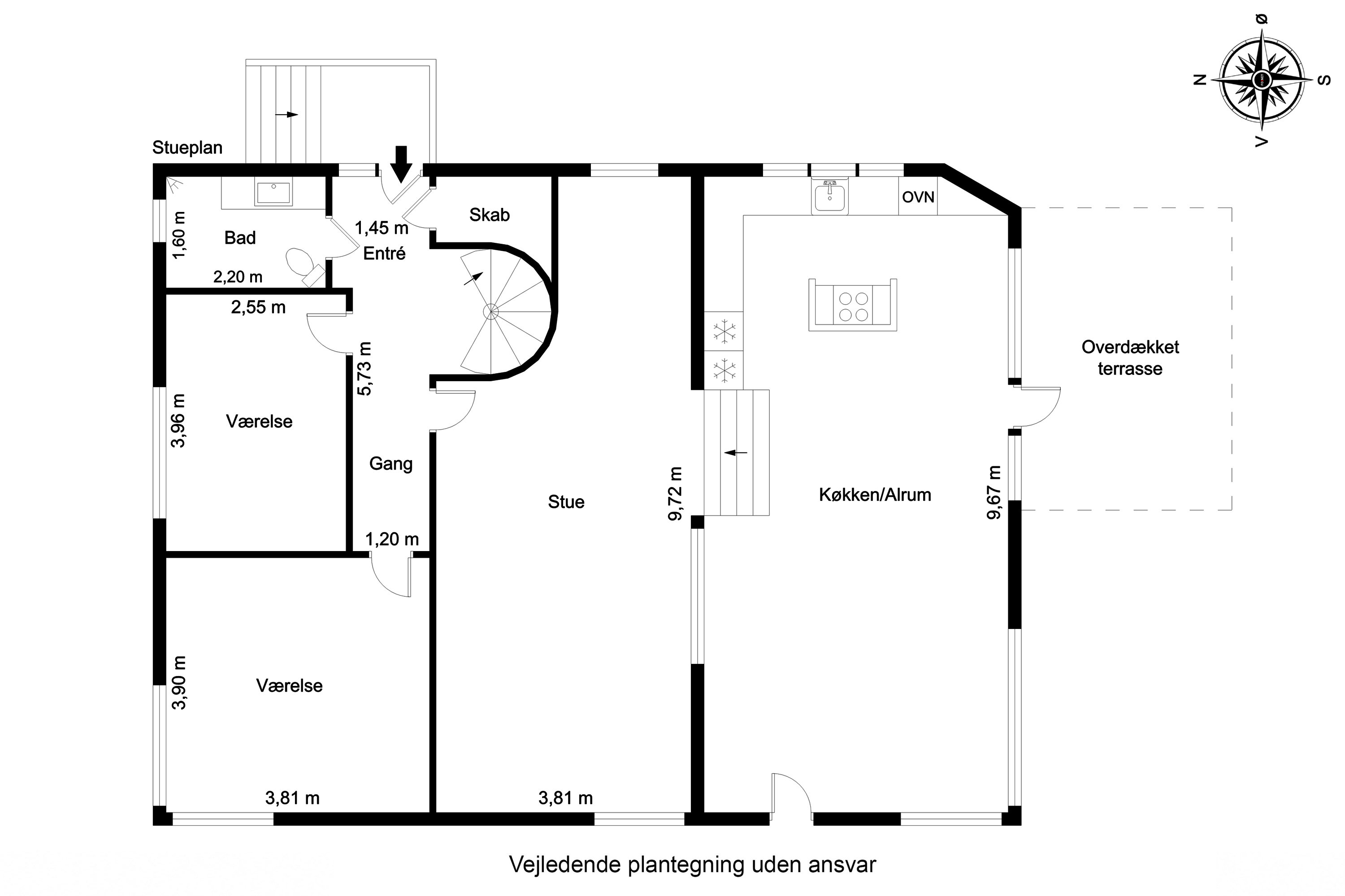 Plantegninger billede af Strandvejen 15, 6840 Oksbøl