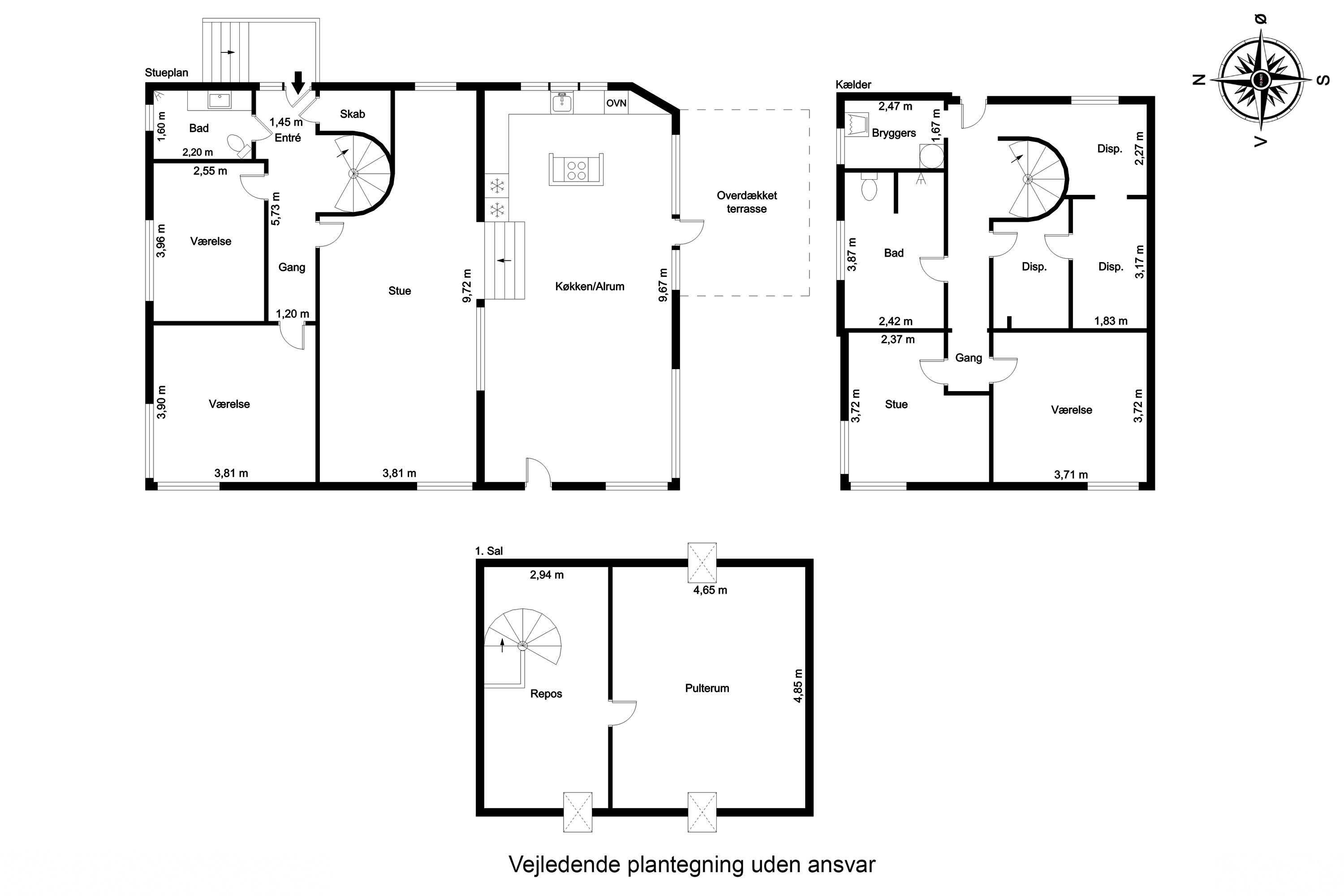Plantegninger billede af Strandvejen 15, 6840 Oksbøl
