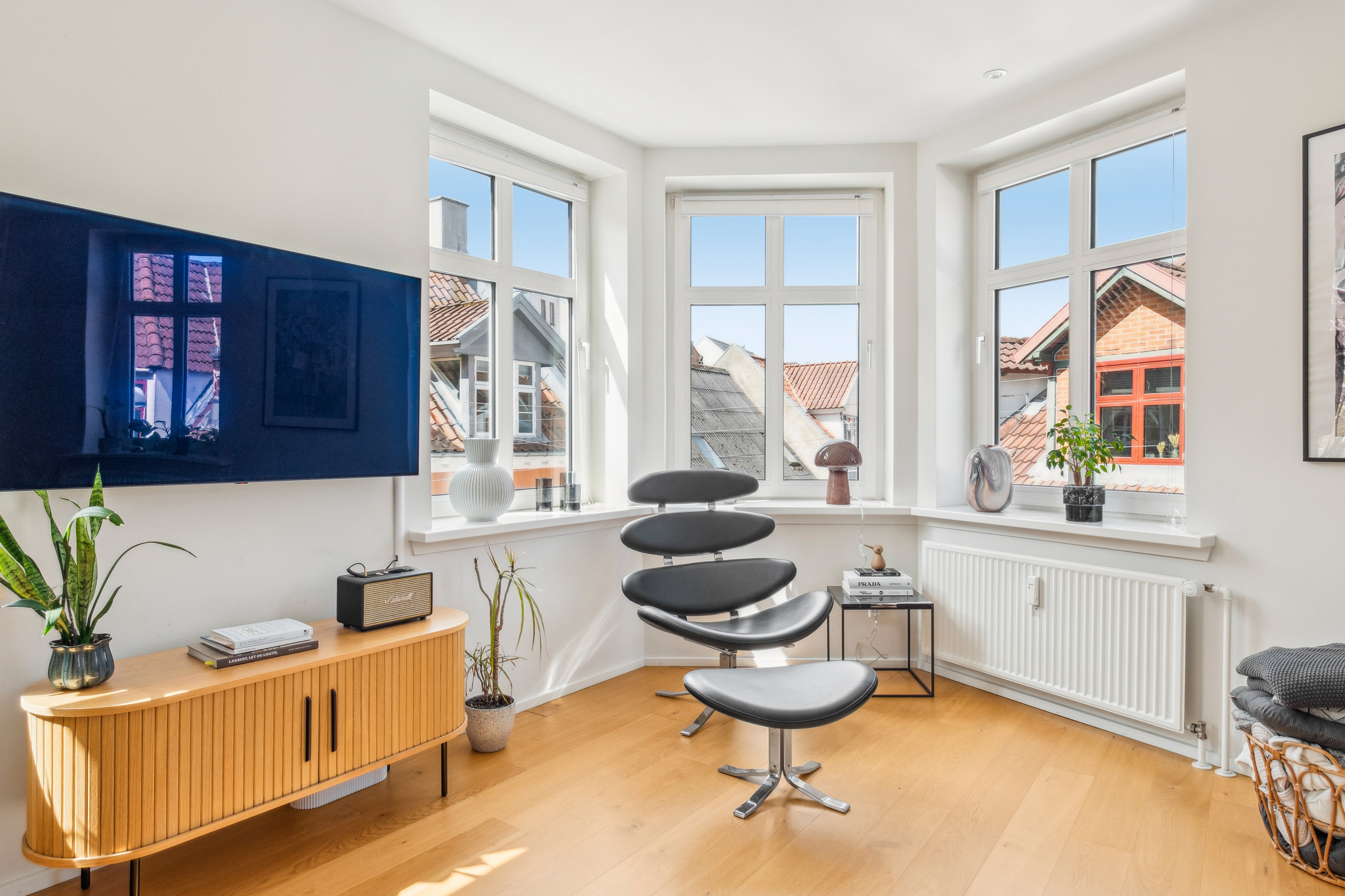 Fremhævet stue billede i fuldskærmstilstand. Billede af Østergravensgade 9, 2. th., 9000 Aalborg