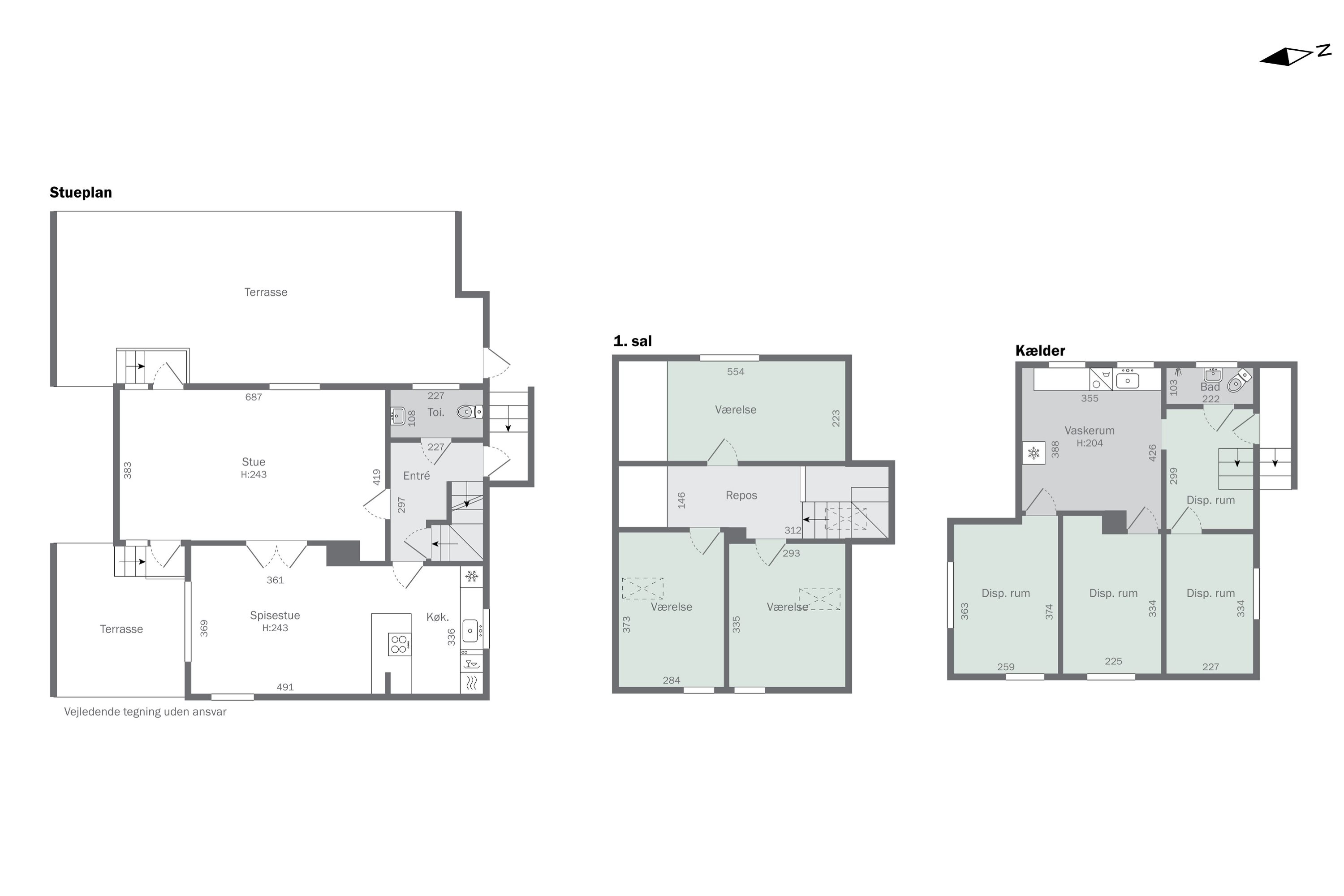 Plantegninger billede af Dr Egedesvej 1, 4500 Nykøbing Sj