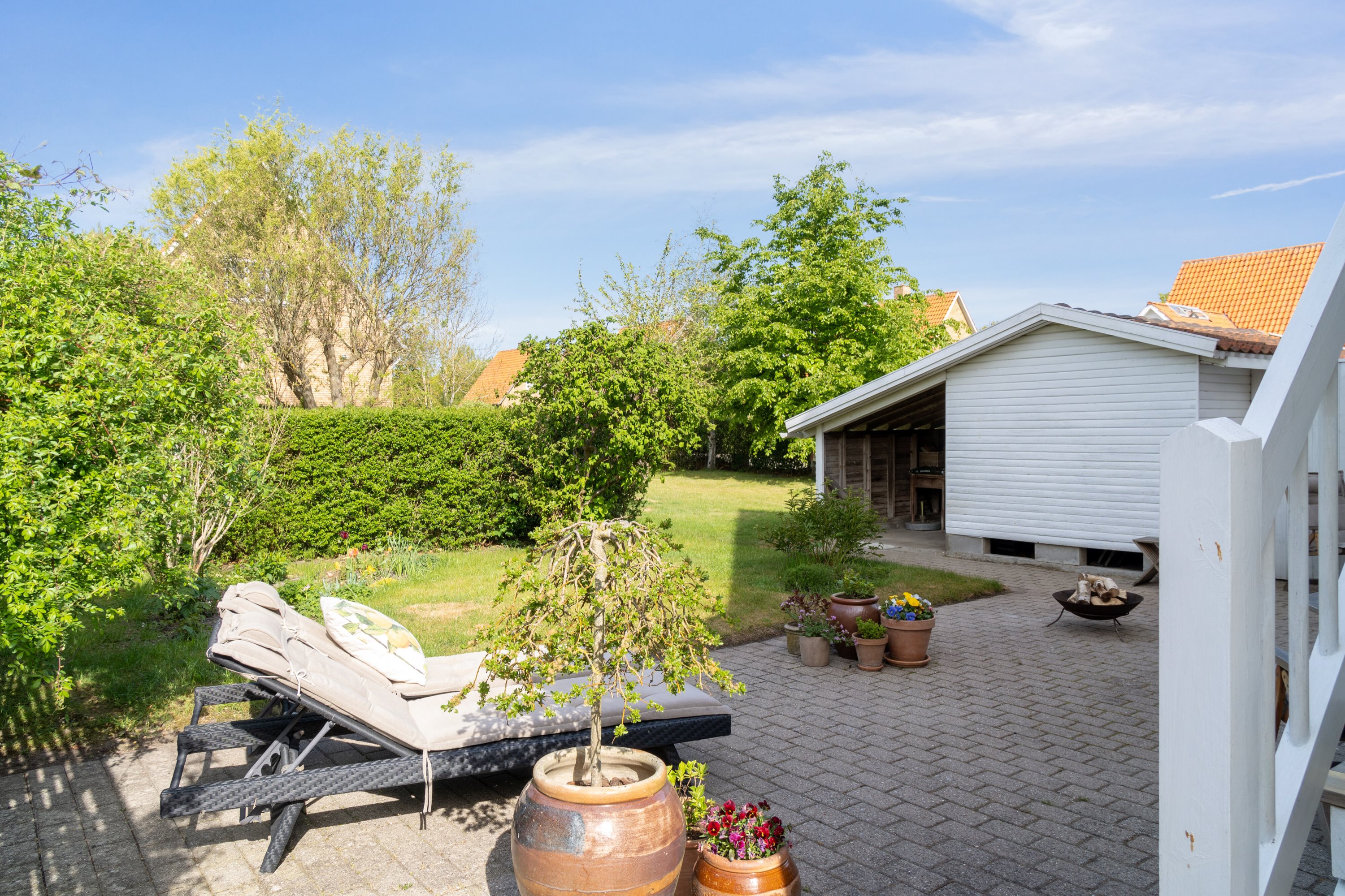 Fremhævet terrasse billede i fuldskærmstilstand. Billede af Dr Egedesvej 1, 4500 Nykøbing Sj