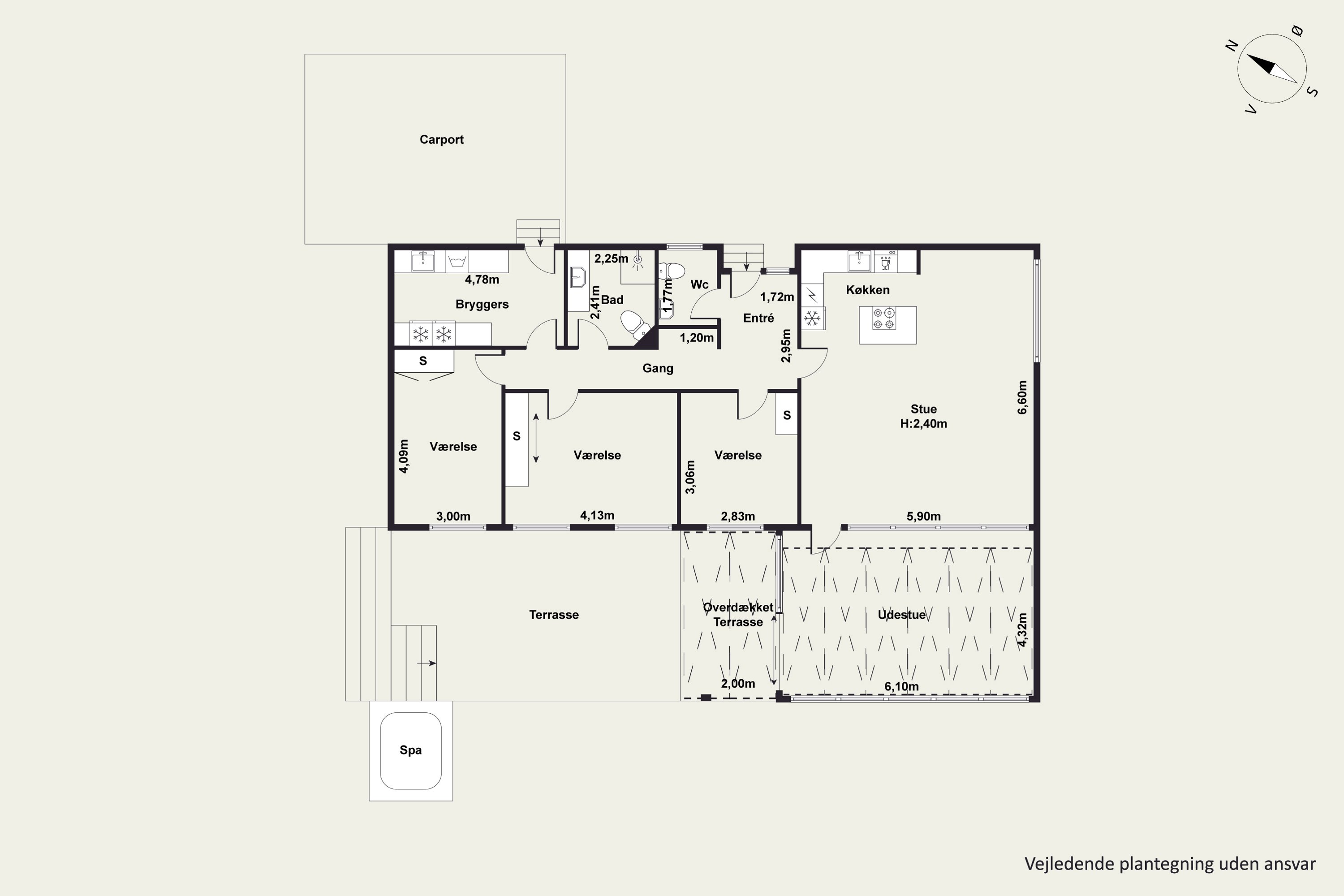 Plantegninger billede af Poppelvej 12, 2791 Dragør
