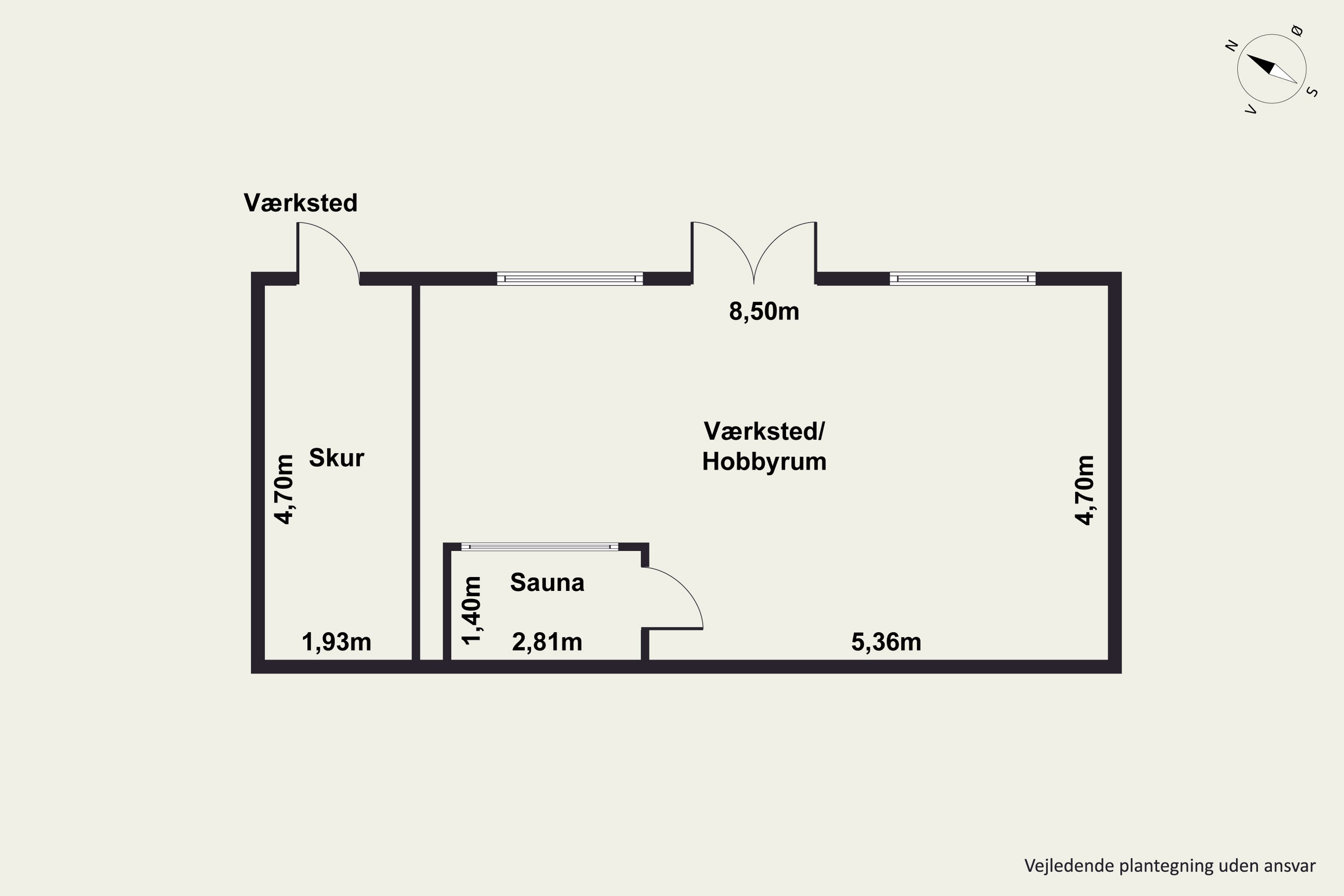 Plantegninger billede af Poppelvej 12, 2791 Dragør