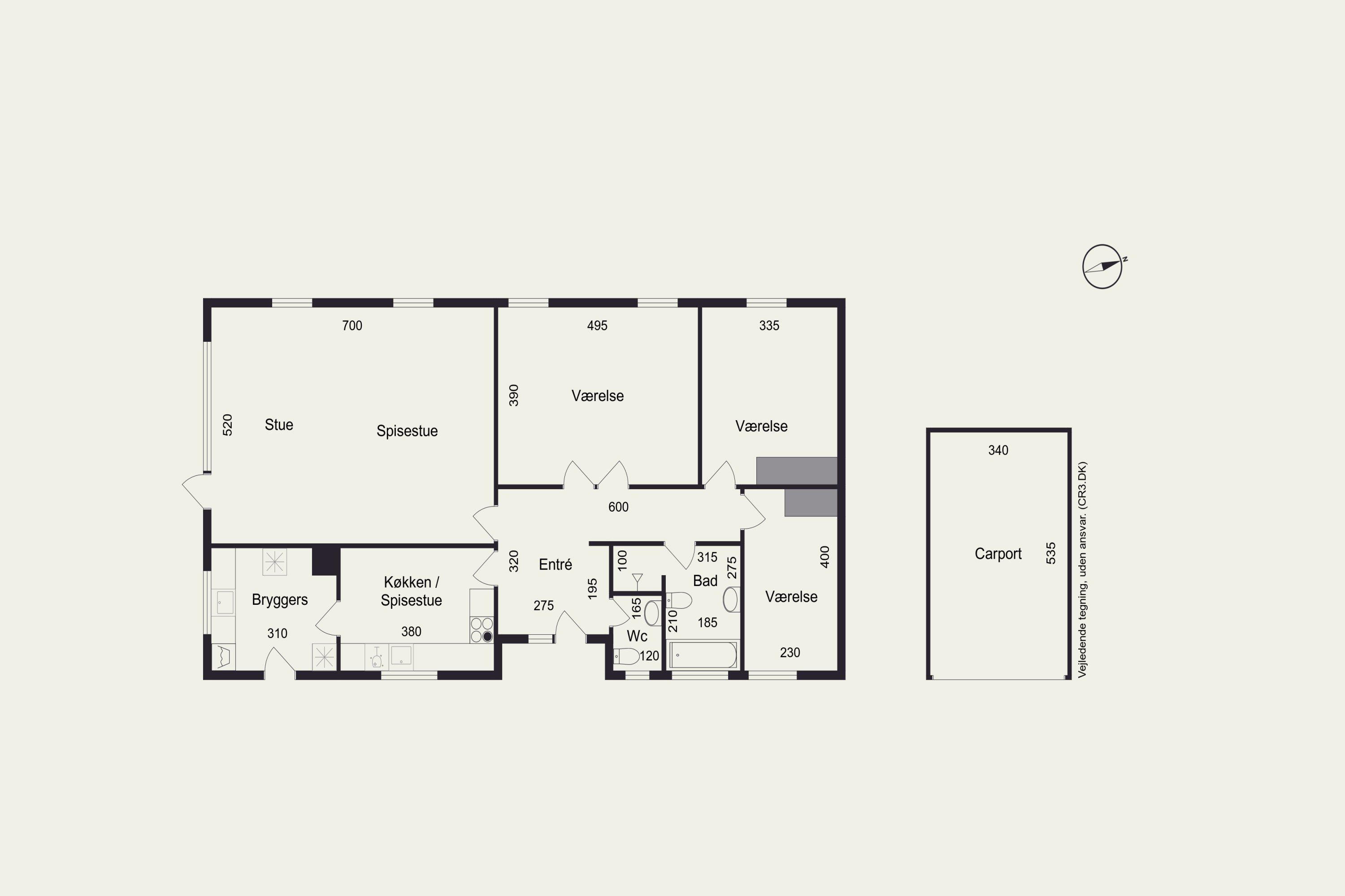 Plantegninger billede af Glostrupvej 1, Egebjerg, 4500 Nykøbing Sj