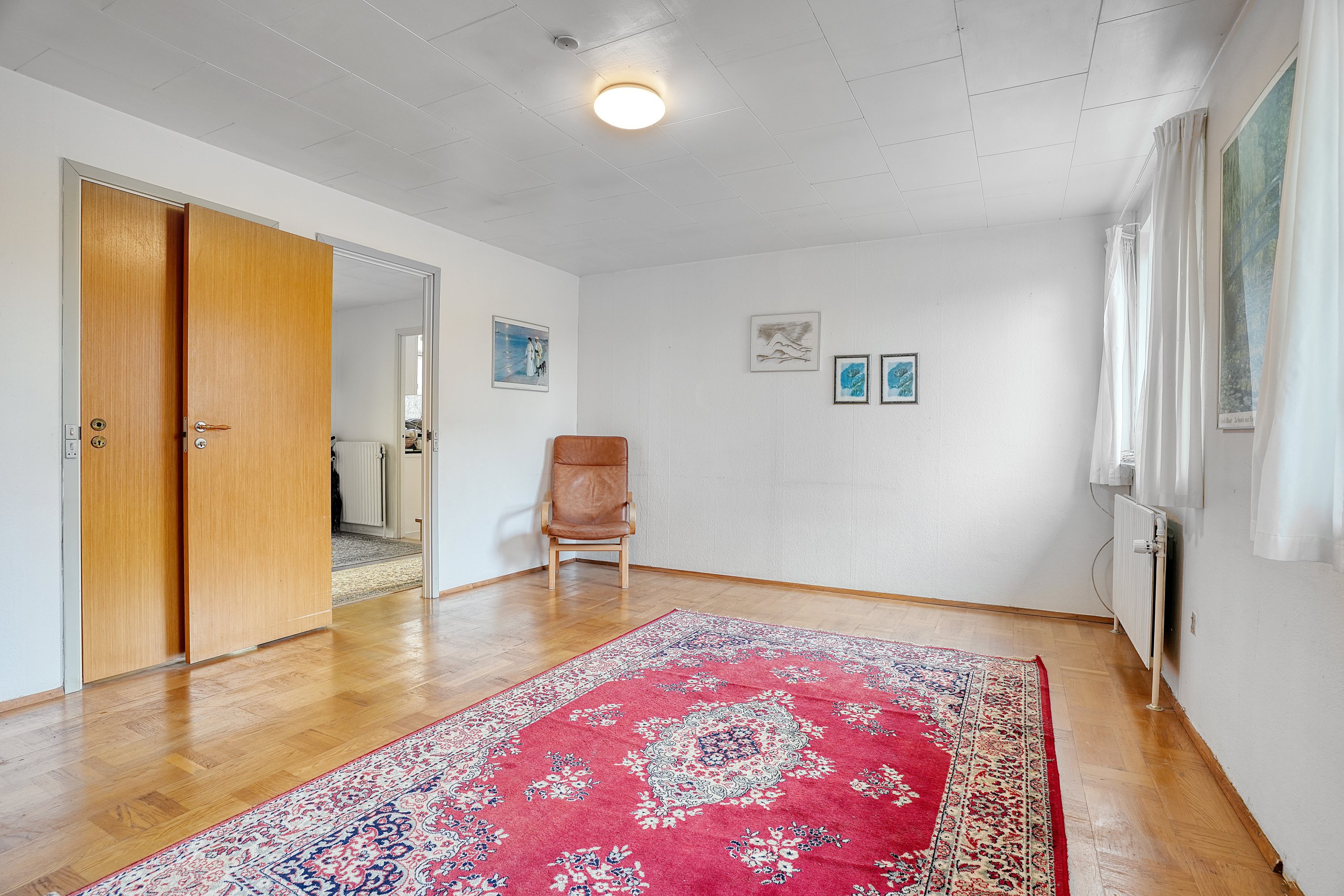 Fremhævet stue billede i fuldskærmstilstand. Billede af Glostrupvej 1, Egebjerg, 4500 Nykøbing Sj