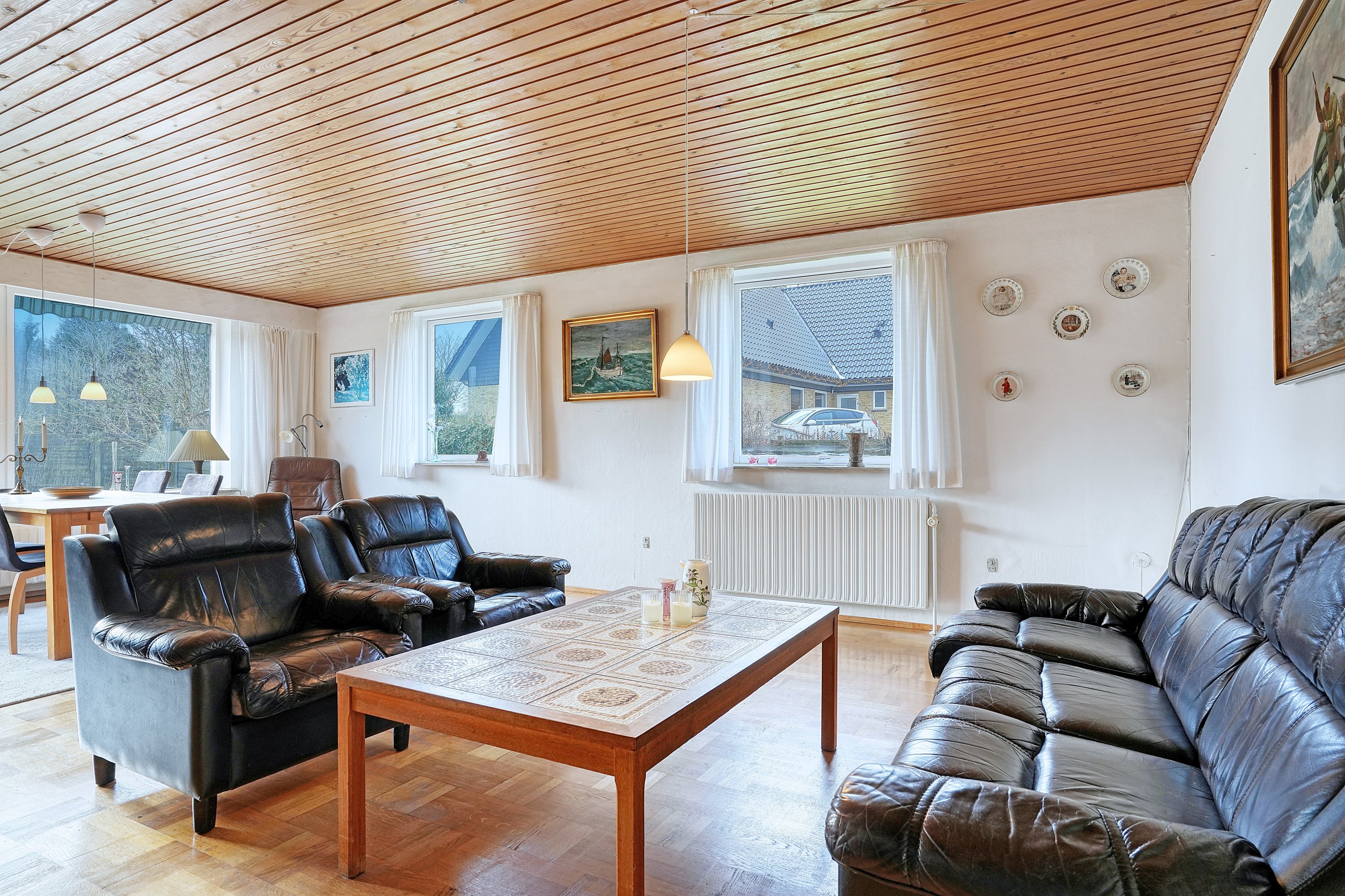 Fremhævet stue billede i fuldskærmstilstand. Billede af Glostrupvej 1, Egebjerg, 4500 Nykøbing Sj