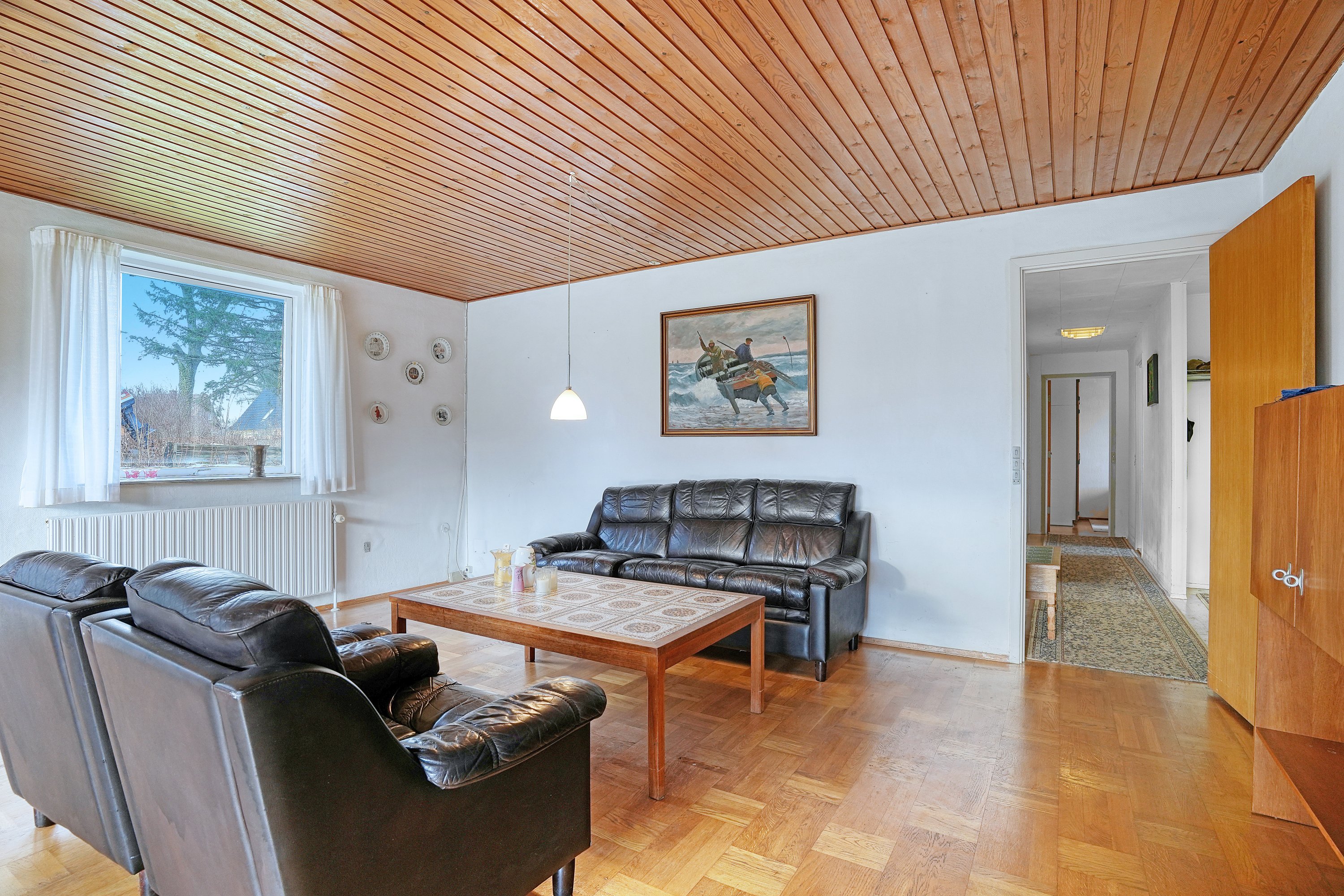 Fremhævet stue billede i fuldskærmstilstand. Billede af Glostrupvej 1, Egebjerg, 4500 Nykøbing Sj