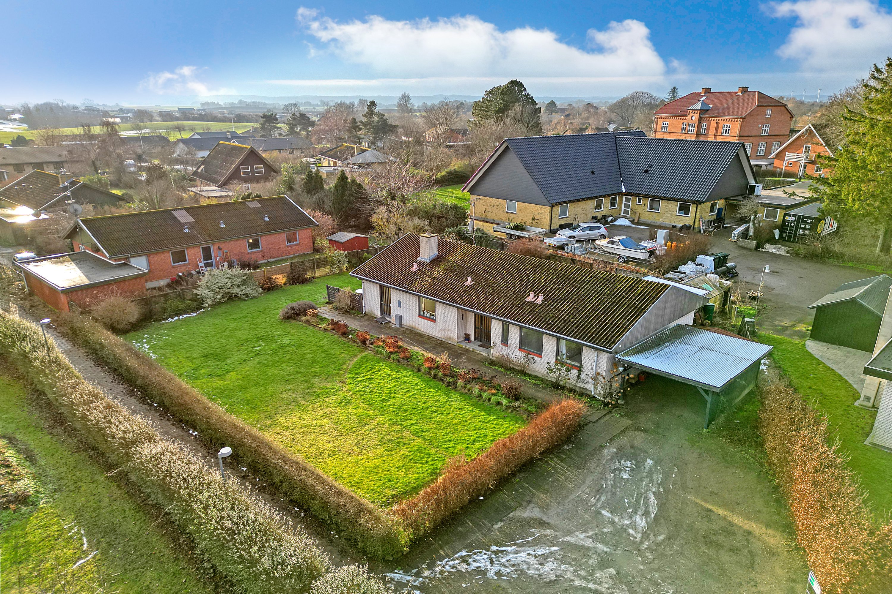 Miniaturebillede 1: luftfoto. Billede af Glostrupvej 1, Egebjerg, 4500 Nykøbing Sj