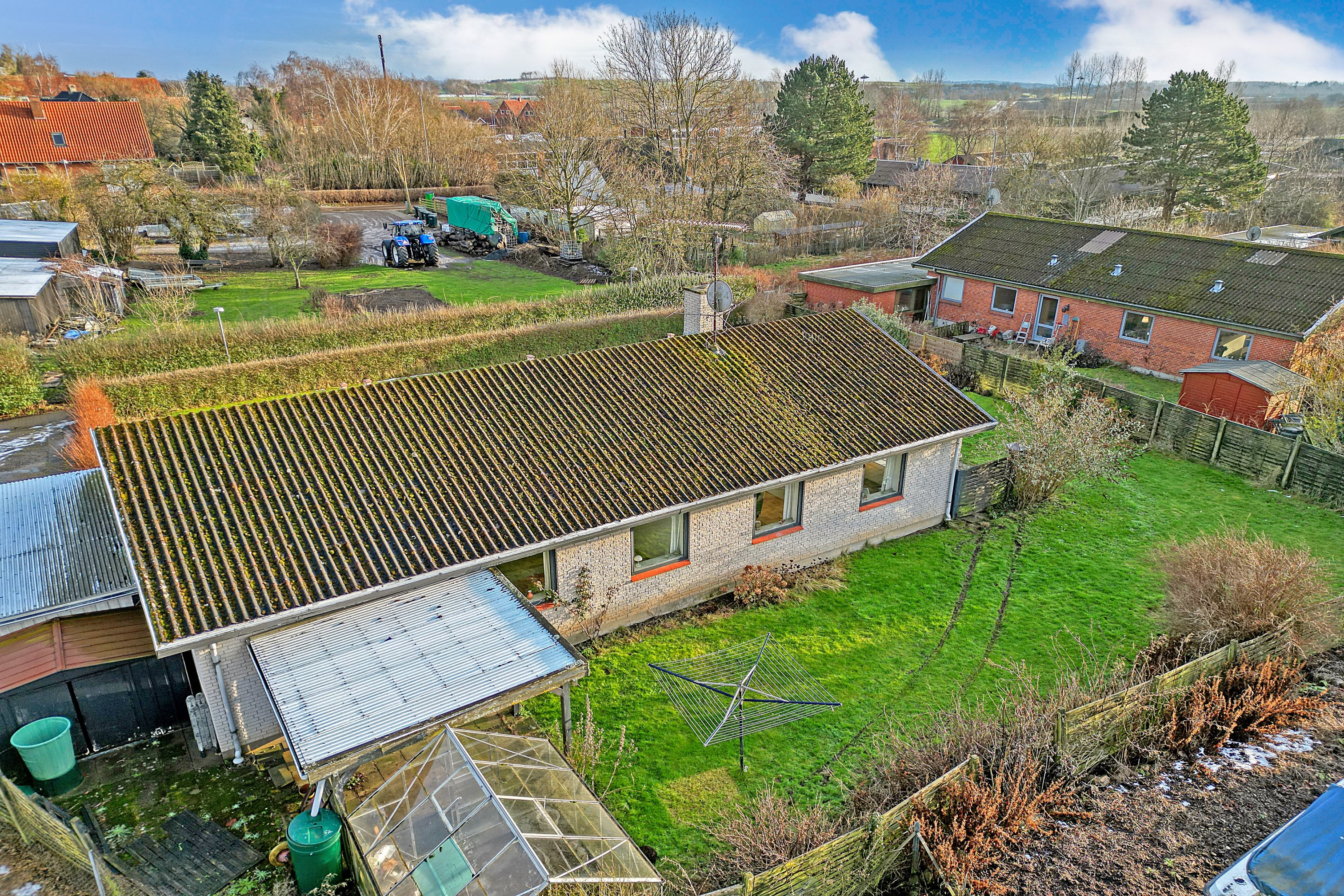 Fremhævet luftfoto billede i fuldskærmstilstand. Billede af Glostrupvej 1, Egebjerg, 4500 Nykøbing Sj