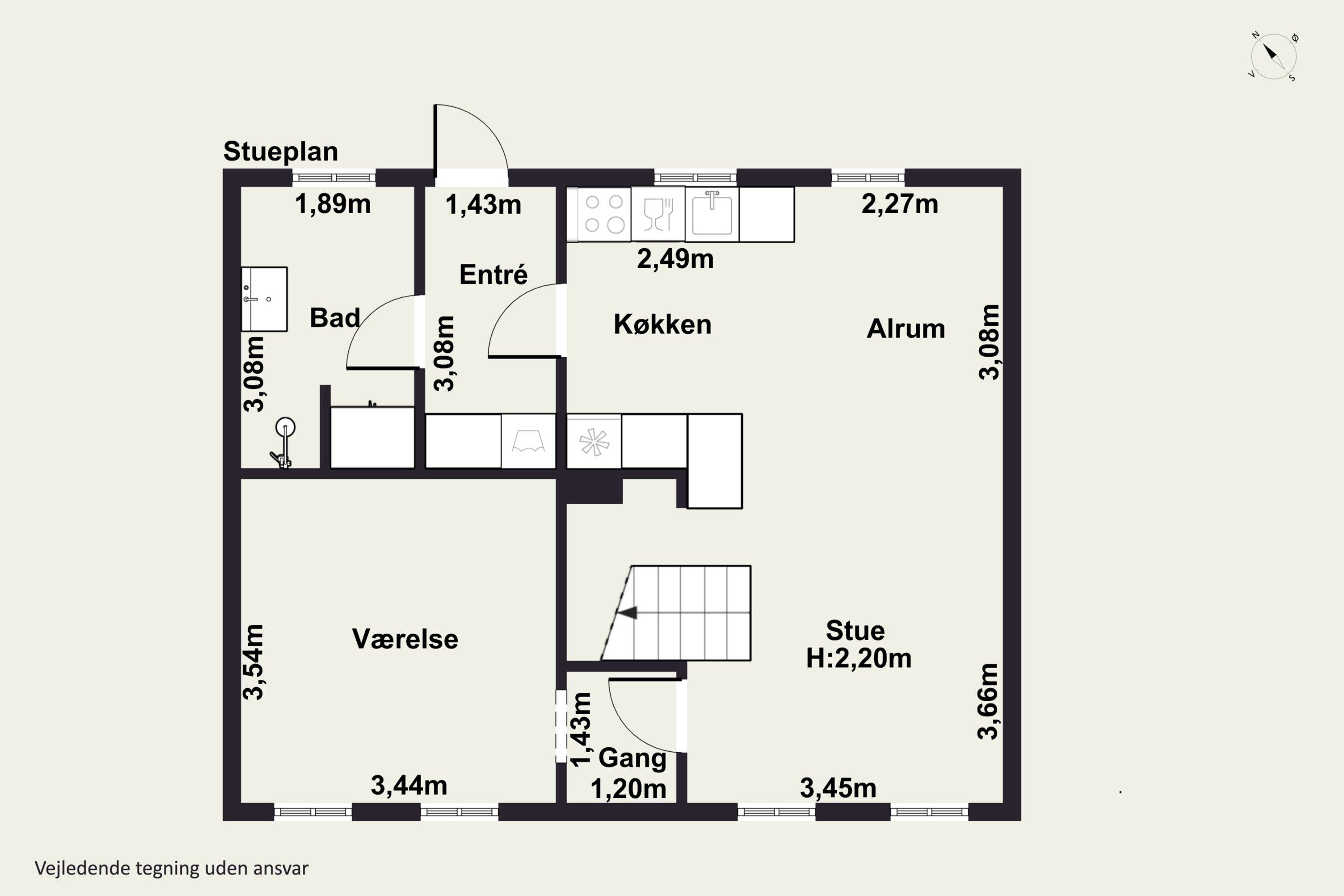 Plantegninger billede af Rødhøj 9, 4550 Asnæs