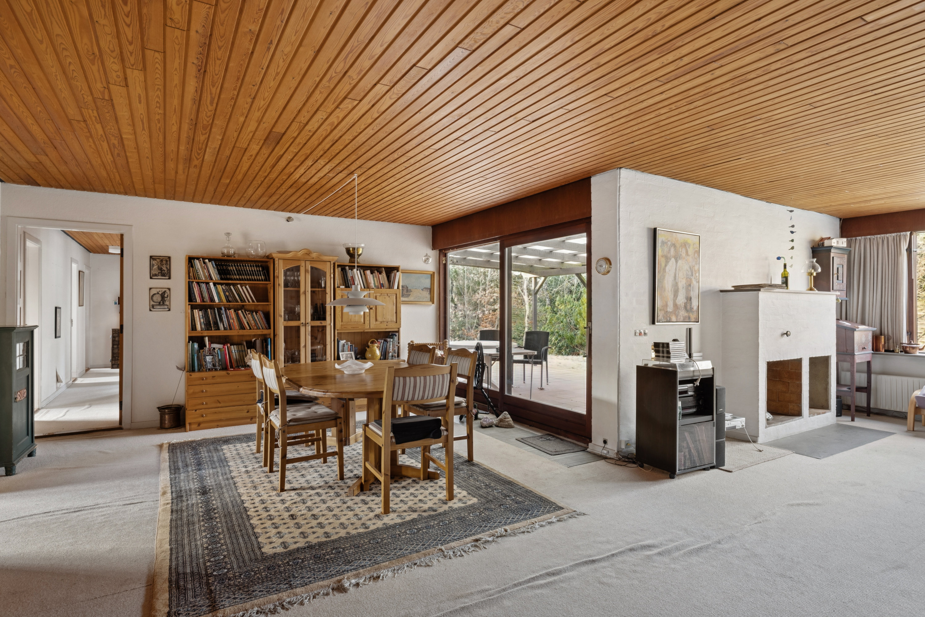 Fremhævet stue billede i fuldskærmstilstand. Billede af Fyrrestien 13, Birgittelyst, 8800 Viborg