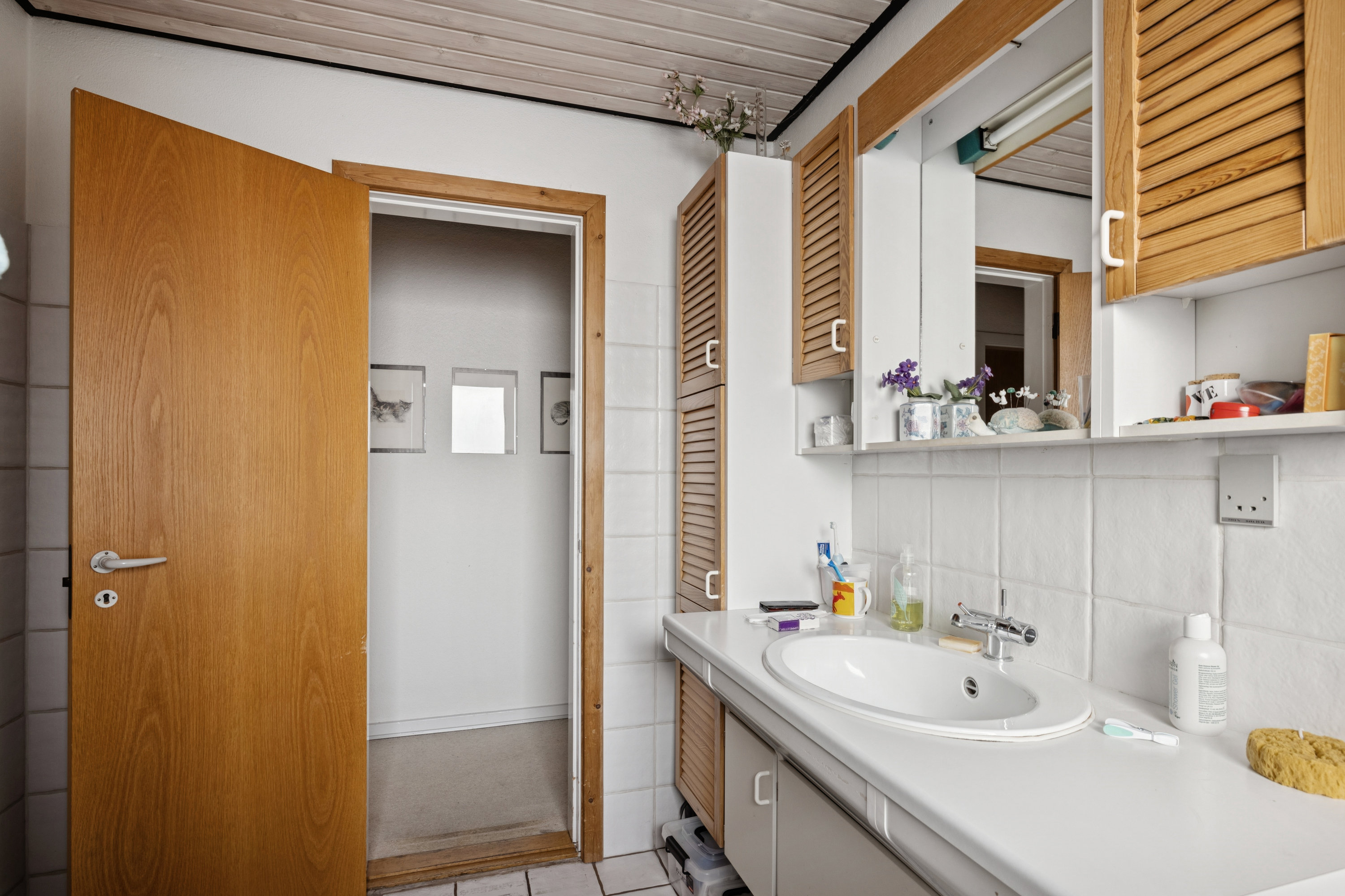 Fremhævet badeværelse billede i fuldskærmstilstand. Billede af Fyrrestien 13, Birgittelyst, 8800 Viborg