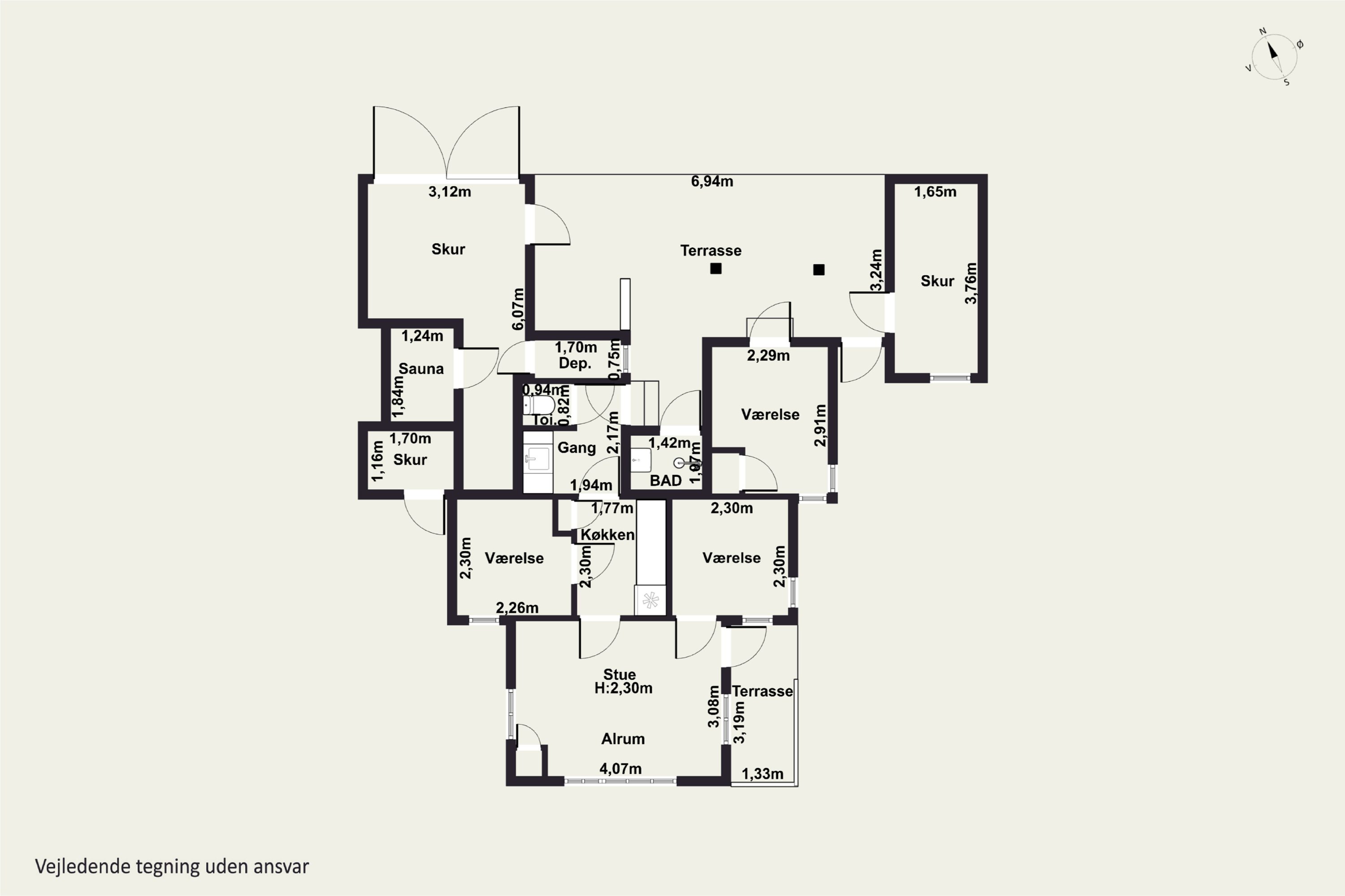 Plantegninger billede af Gammel Strandvej 115, Bisserup, 4243 Rude