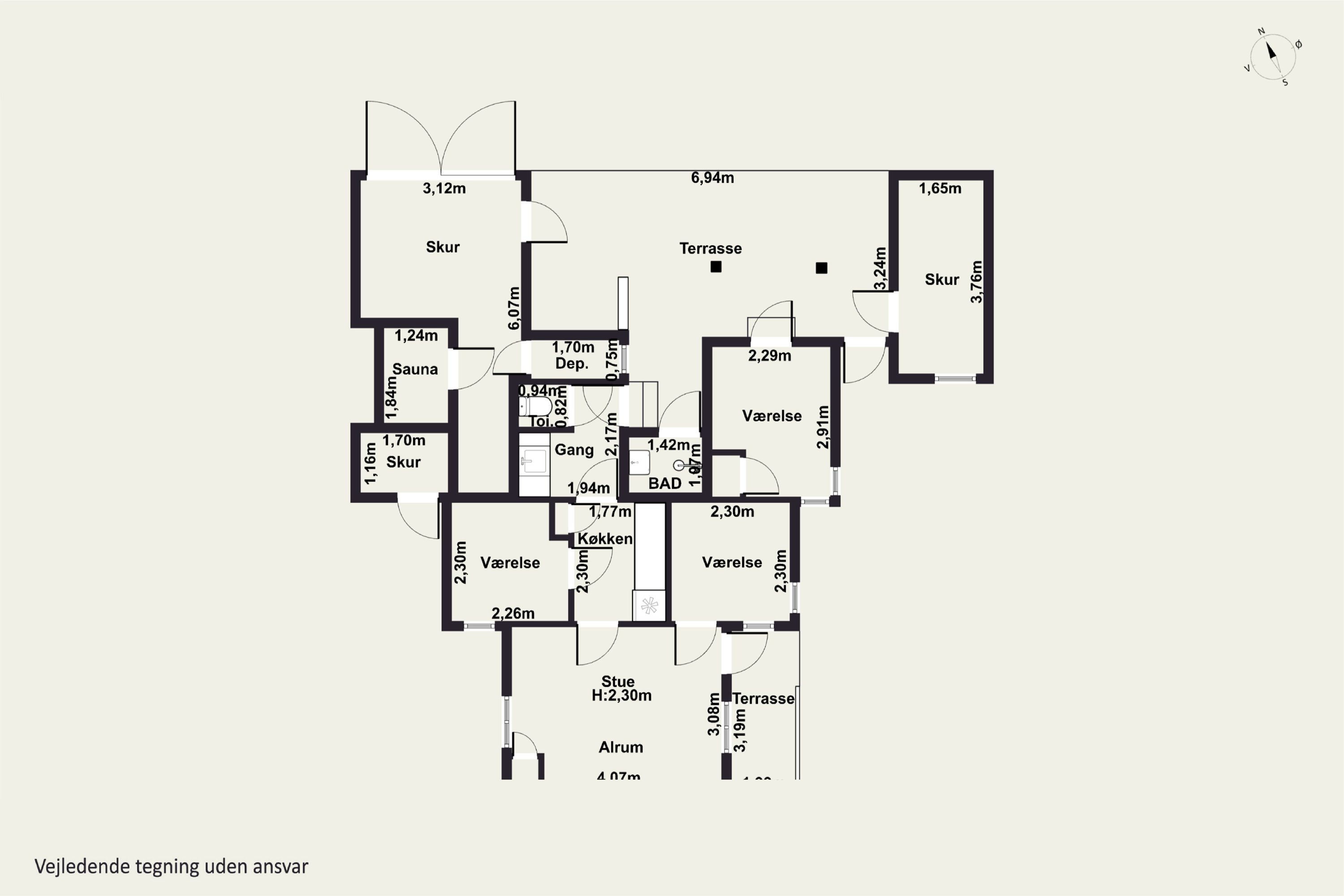 Plantegninger billede af Gammel Strandvej 115, Bisserup, 4243 Rude