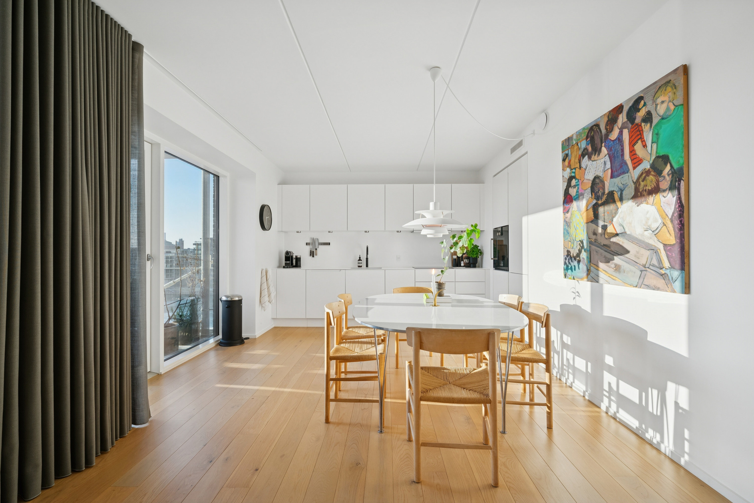 Miniaturebillede 2: spisestue. Billede af Islands Brygge 38D, 6. th., 2300 København S