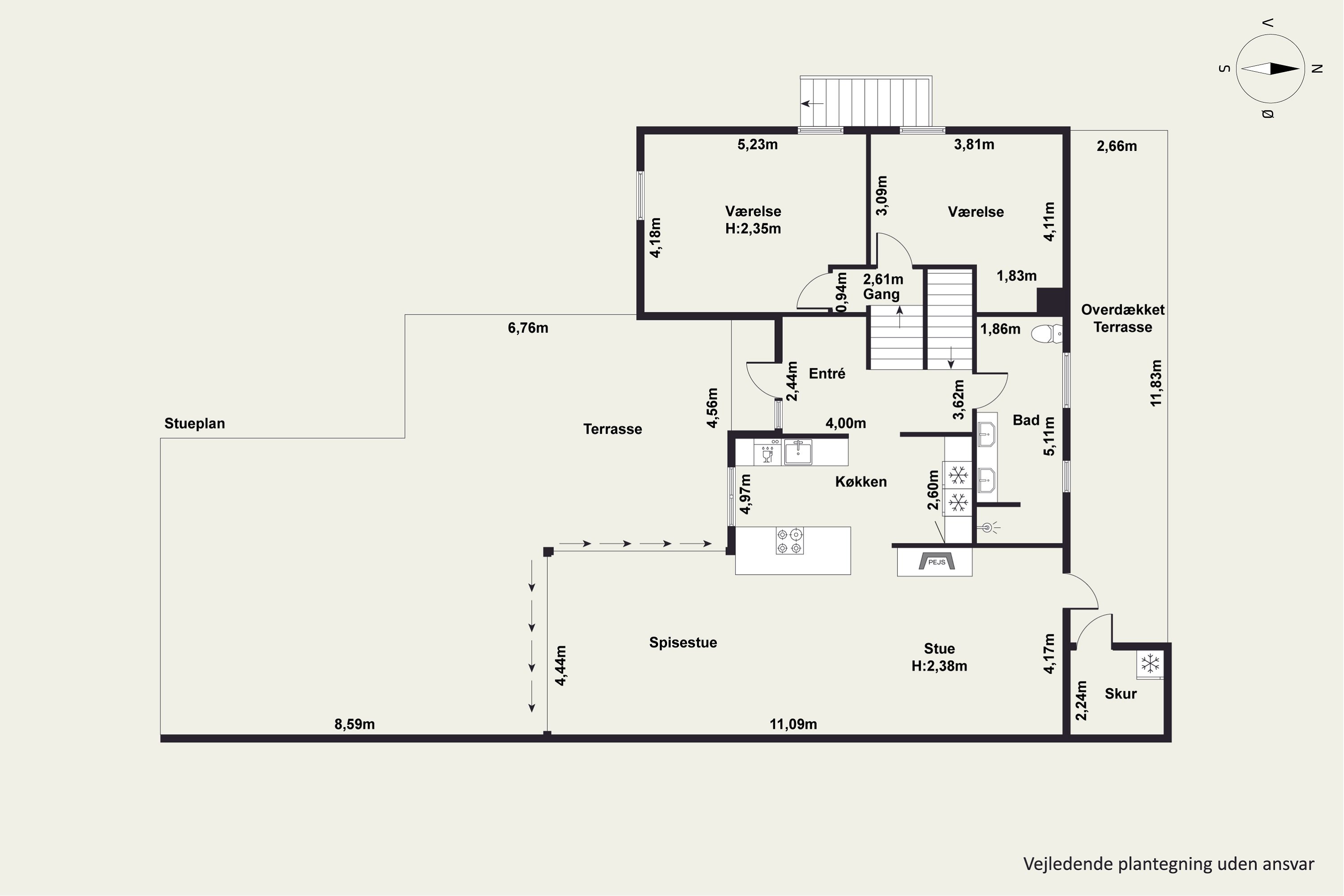 Plantegninger billede af Gammel Køge Landevej 790B, 2660 Brøndby Strand