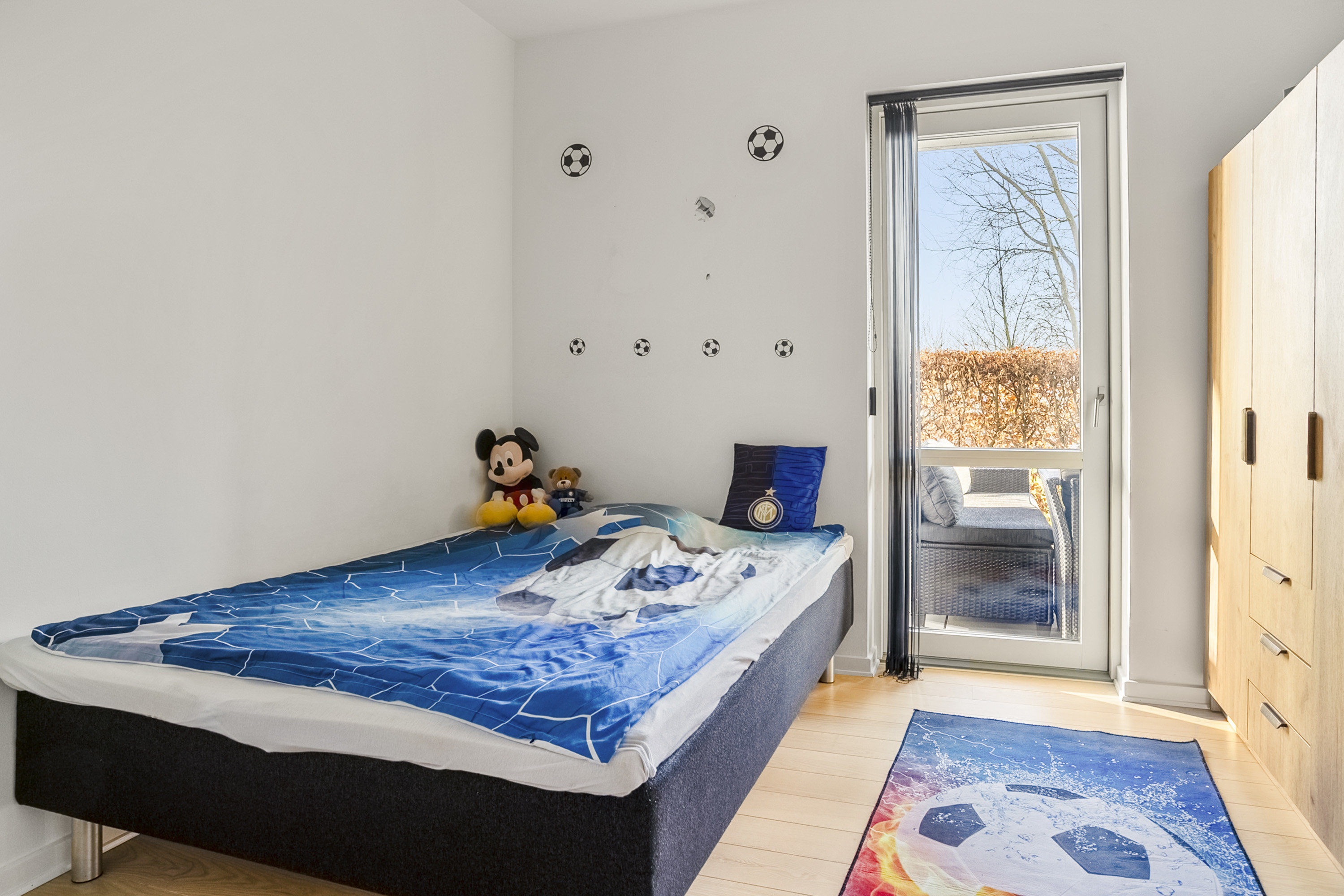 Fremhævet soveværelse billede i fuldskærmstilstand. Billede af Ternevej 67C, st.., 8700 Horsens