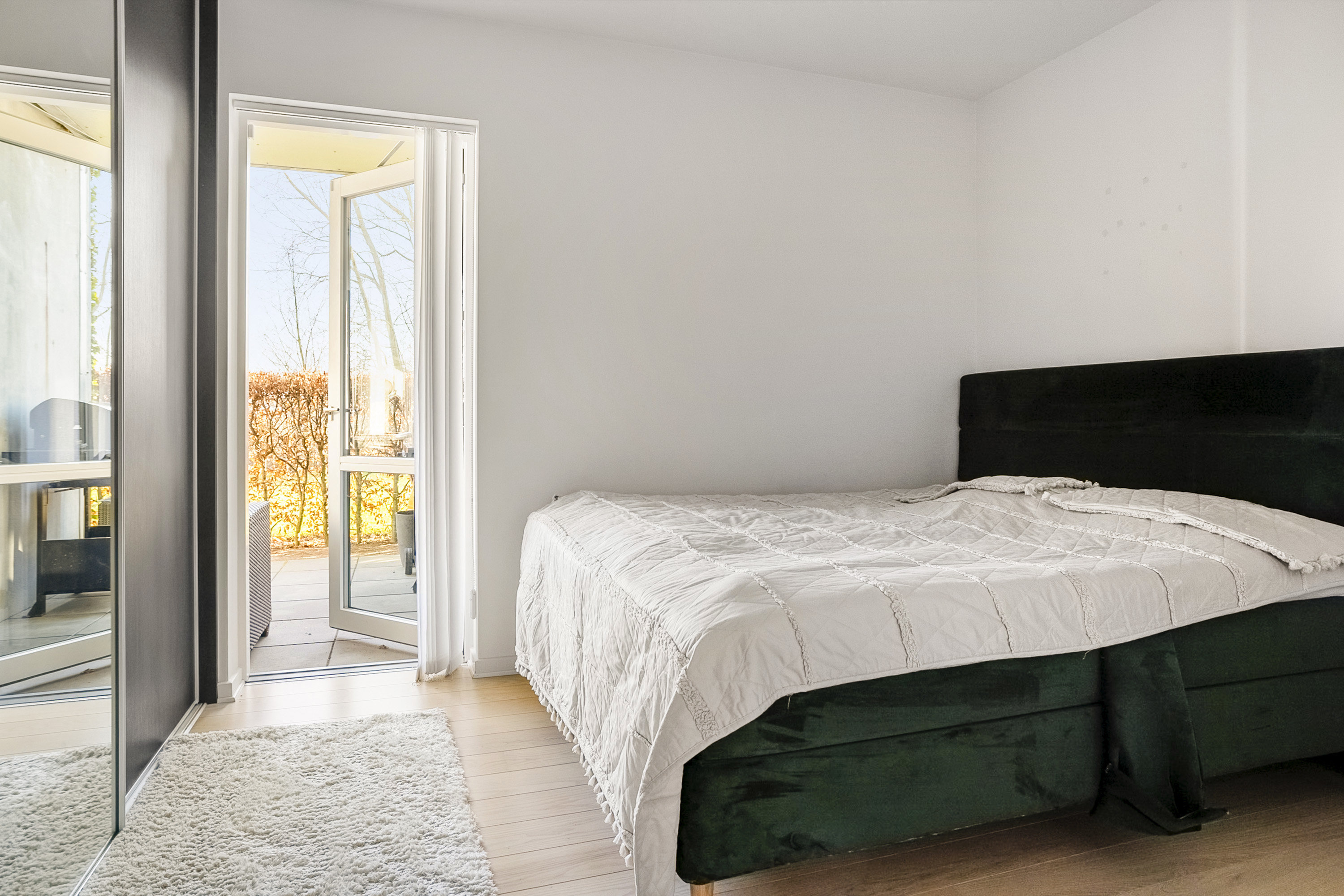 Fremhævet soveværelse billede i fuldskærmstilstand. Billede af Ternevej 67C, st.., 8700 Horsens