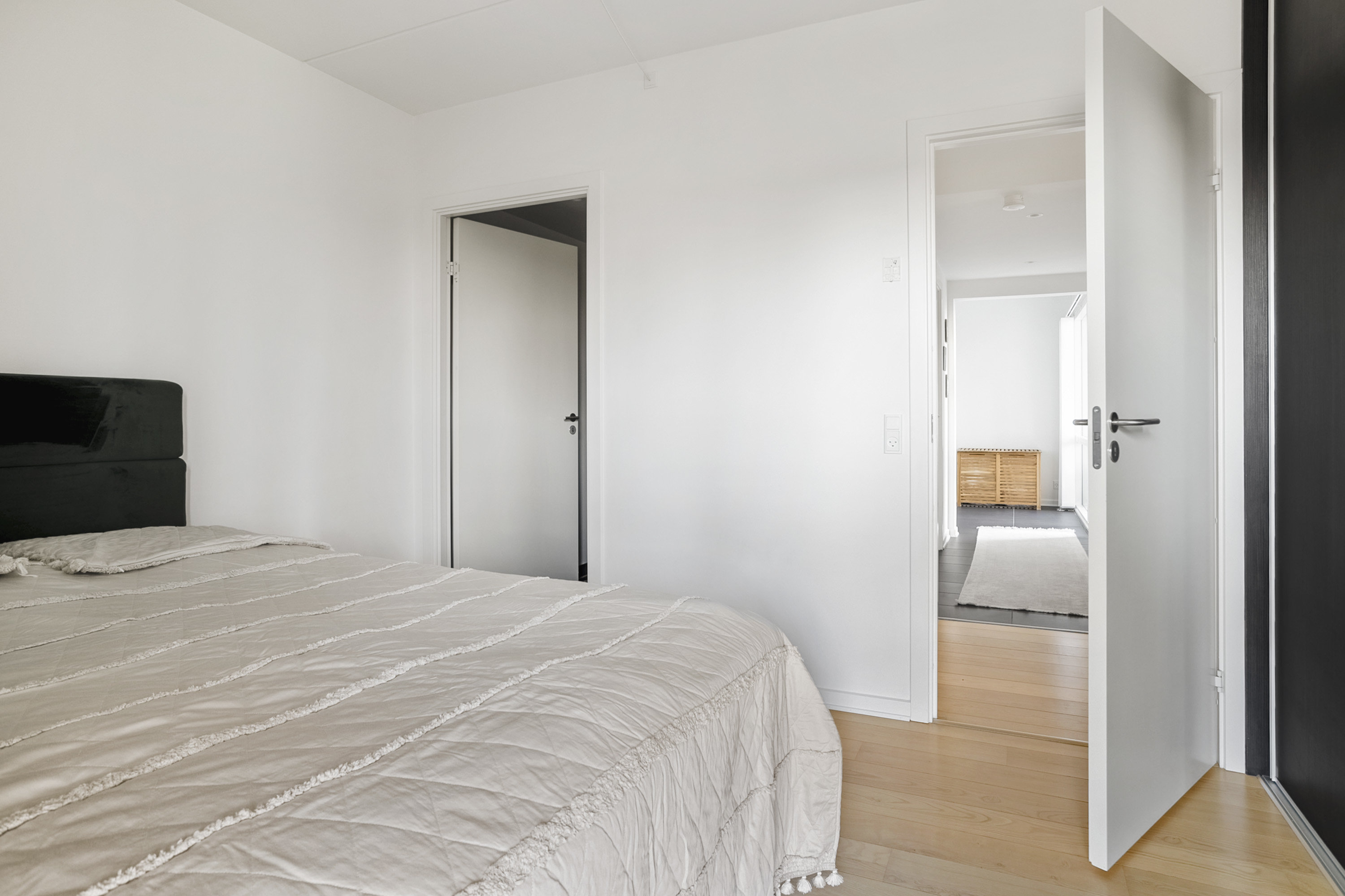 Fremhævet soveværelse billede i fuldskærmstilstand. Billede af Ternevej 67C, st.., 8700 Horsens