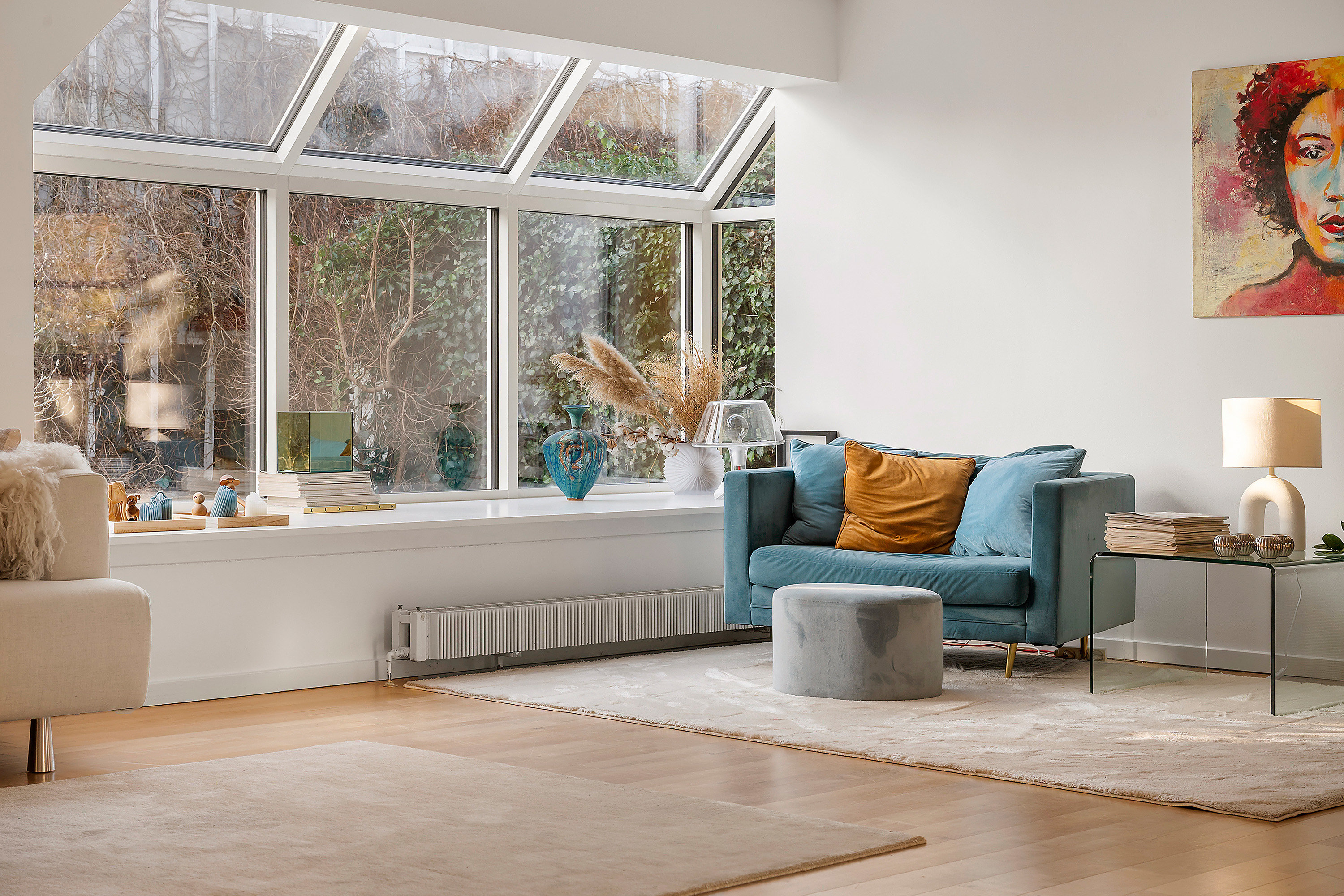 Fremhævet stue billede i fuldskærmstilstand. Billede af Gæslingestien 6C, Trørød, 2950 Vedbæk