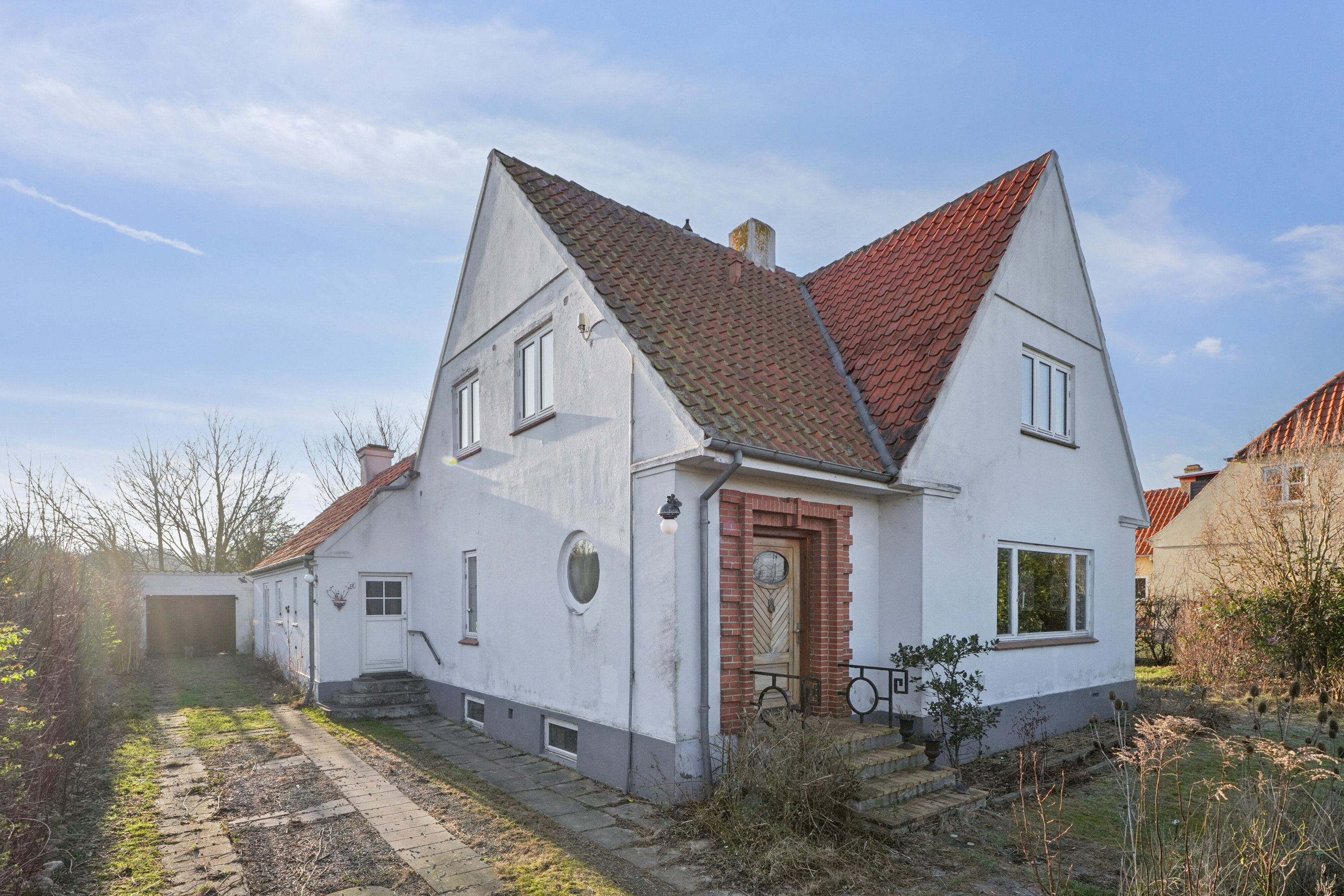 Fremhævet set fra haven billede i fuldskærmstilstand. Billede af Østergade 12, Lohals, 5953 Tranekær