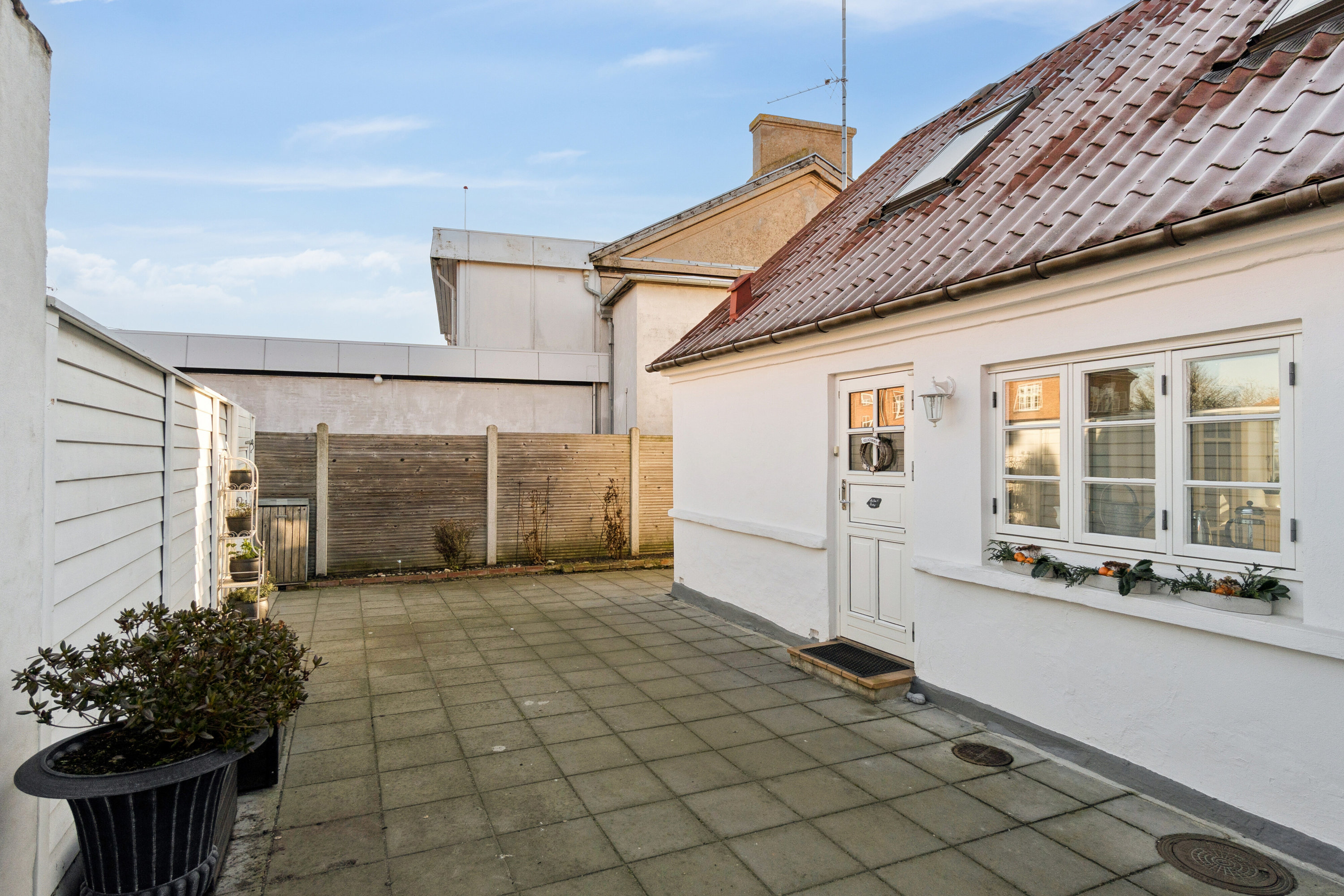 Rækkehus: Udendørs på Møllegade 32, 3700 Rønne