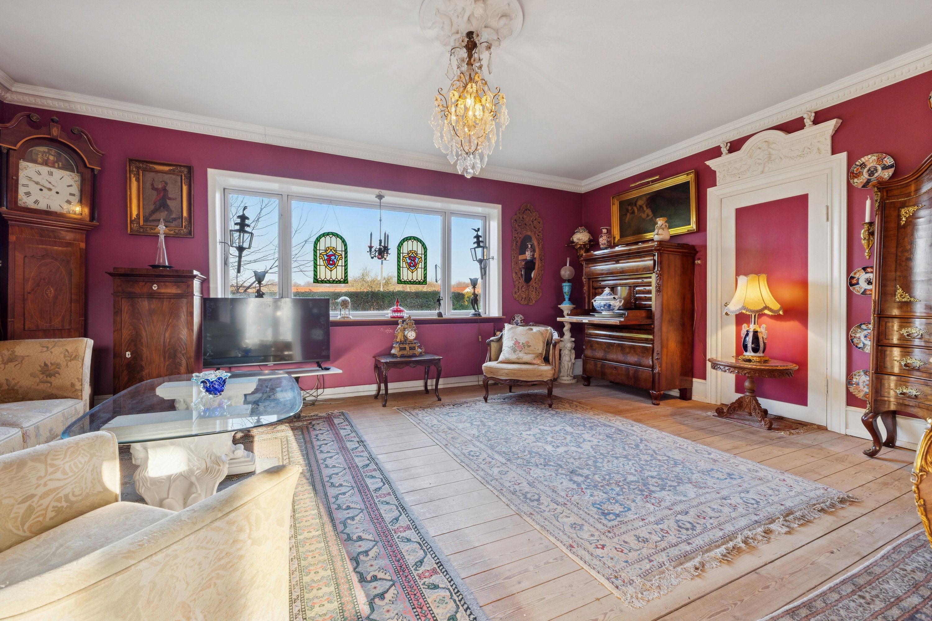 Fremhævet stue billede i fuldskærmstilstand. Billede af Østergade 12, Lohals, 5953 Tranekær